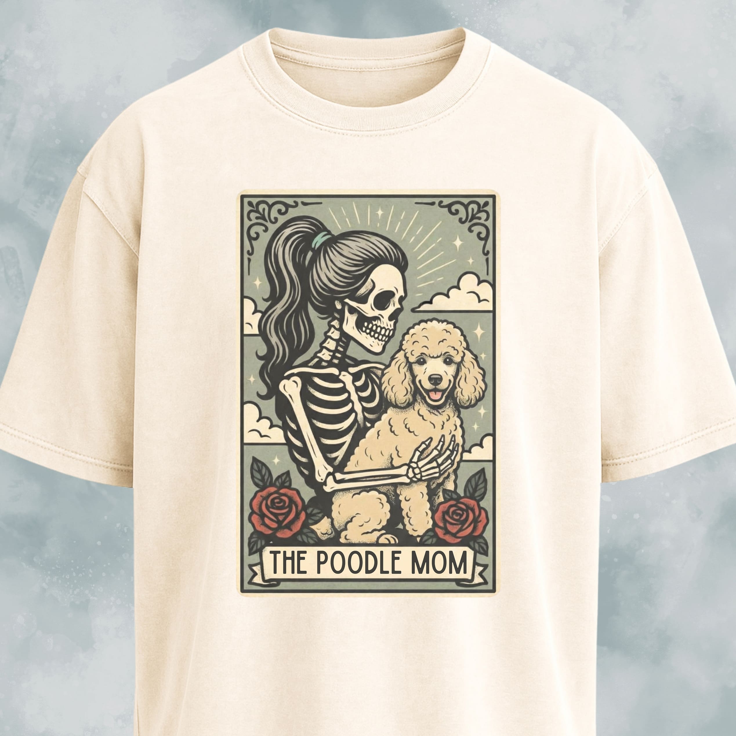 The Poodle Mom Tarot Card T-Shirt