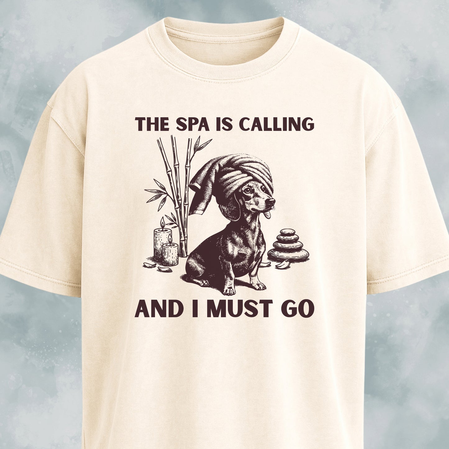 The Spa Is Calling Dachshund T-Shirt