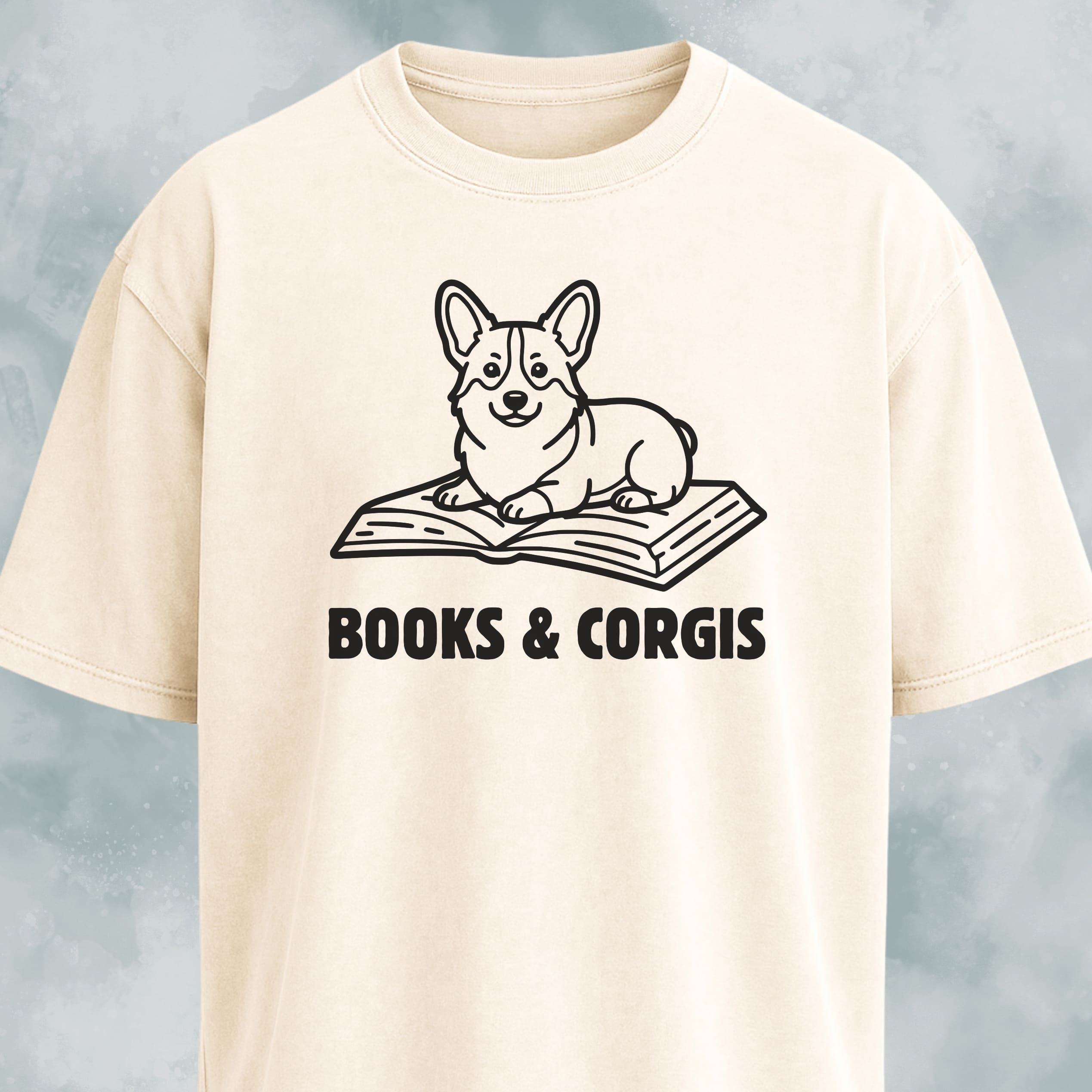 Books And Corgis T-Shirt