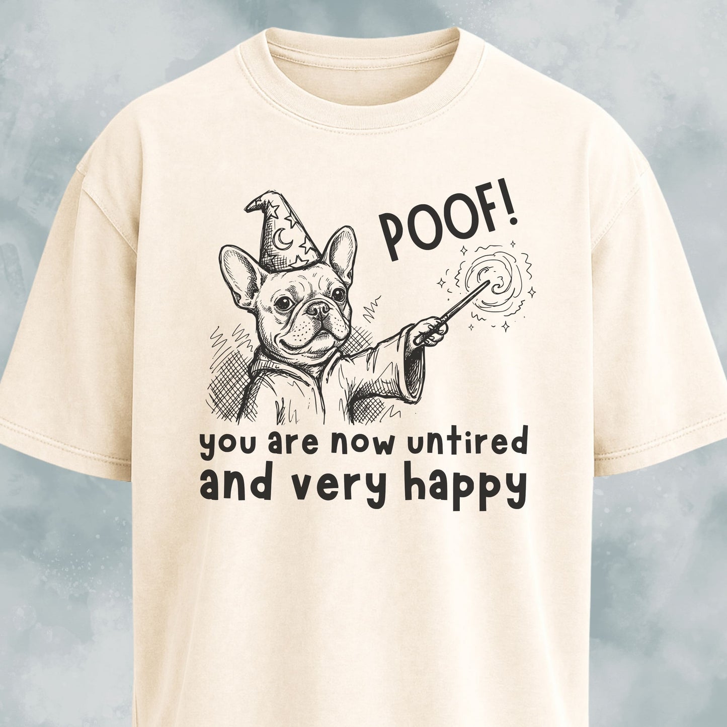 Poof Wizard French Bulldog T-Shirt