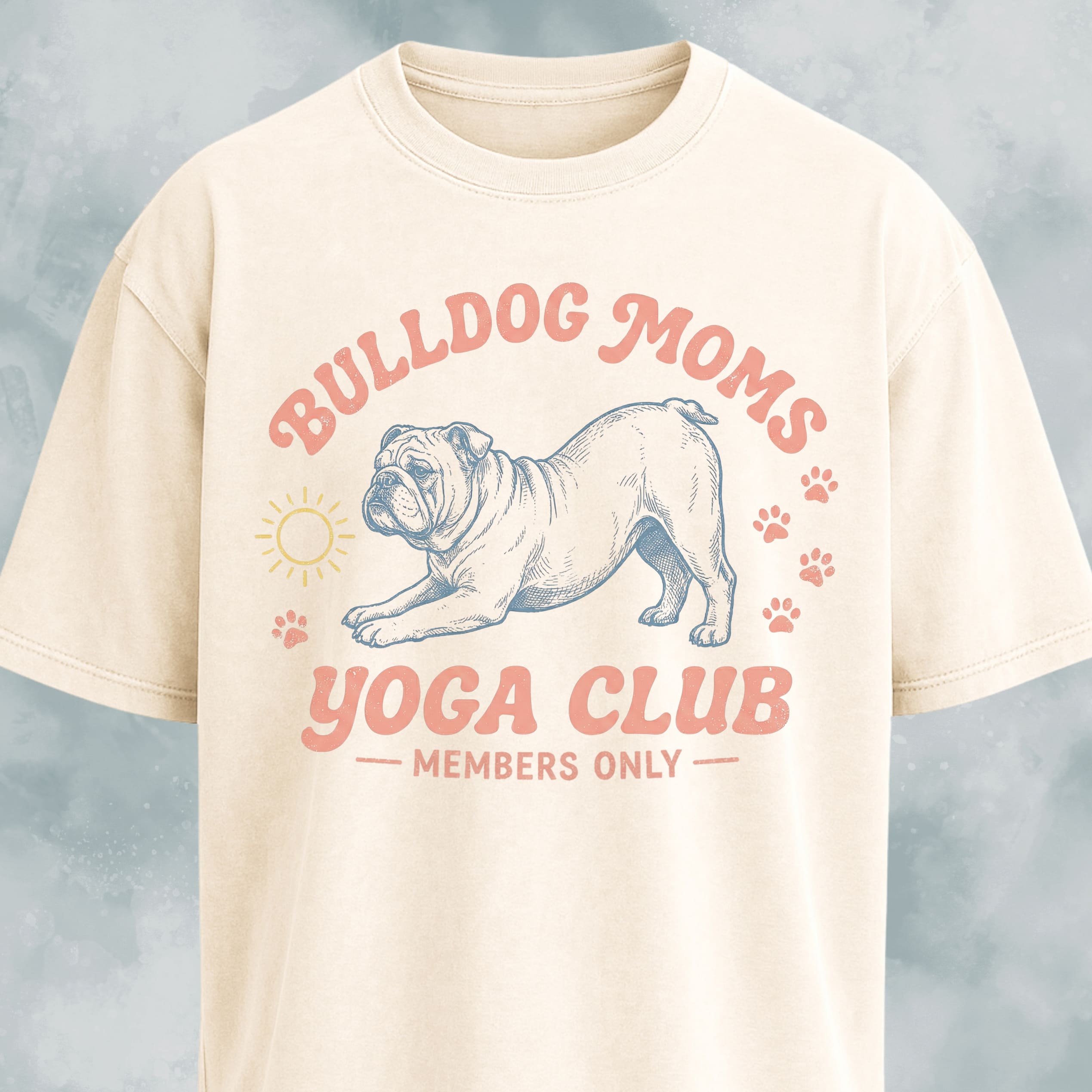 Bulldog Moms Yoga Club T-Shirt