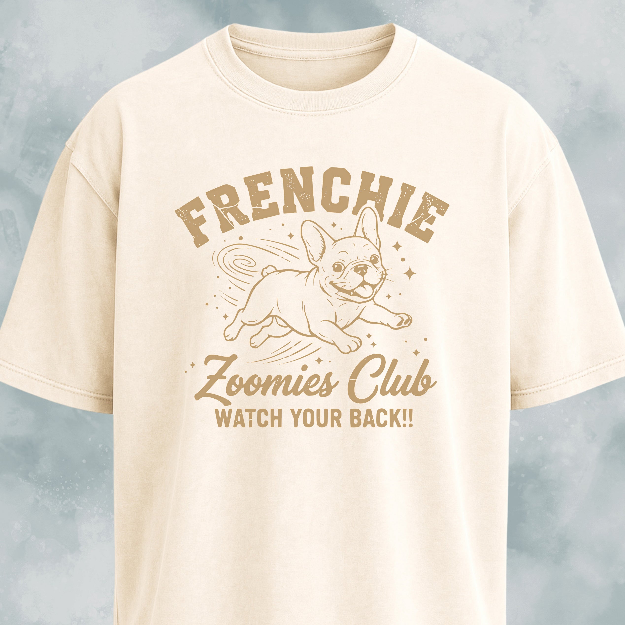 Frenchie Zoomies Club T-Shirt