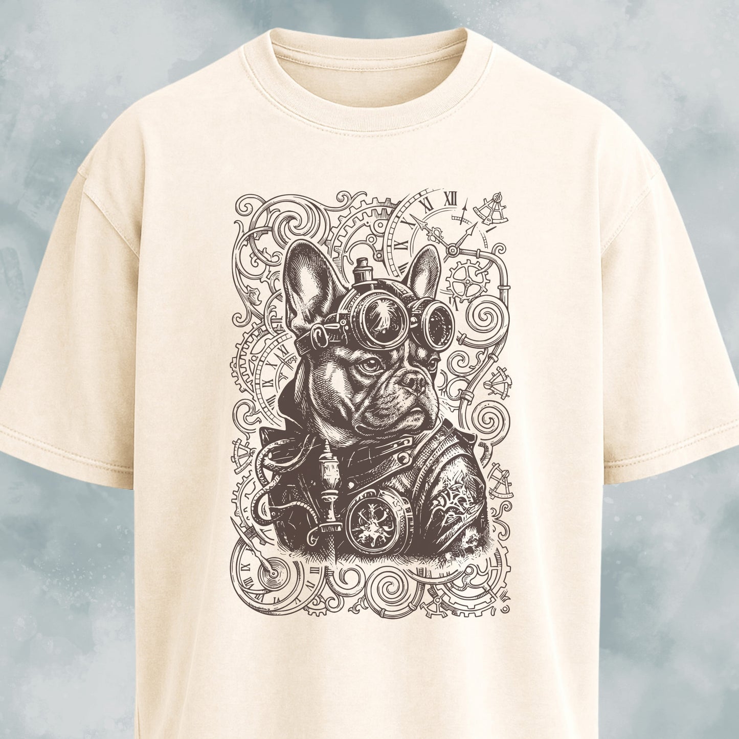 Steampunk French Bulldog T-Shirt