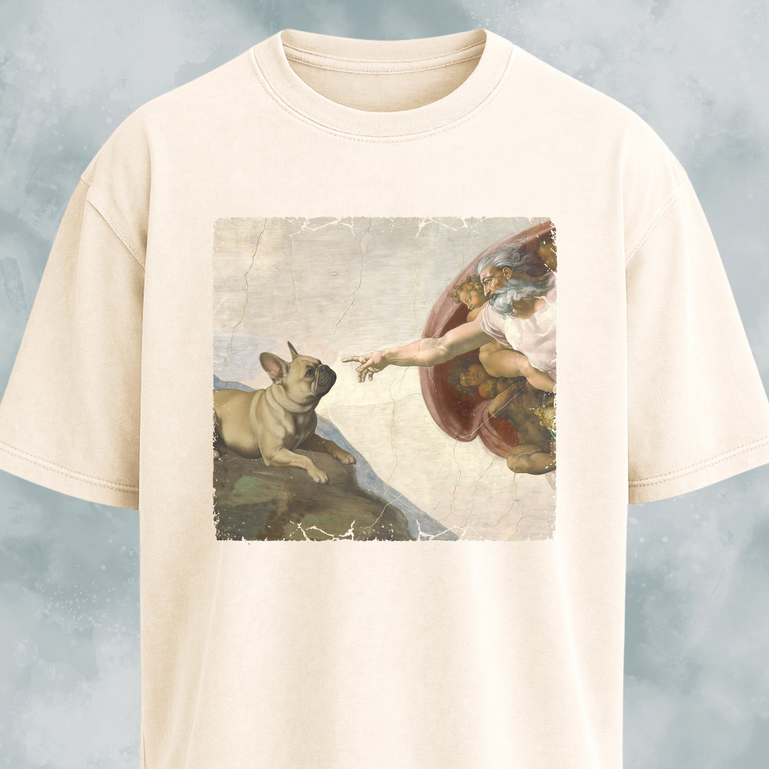 The Creation Of Adam Frenchie Edition T-Shirt
