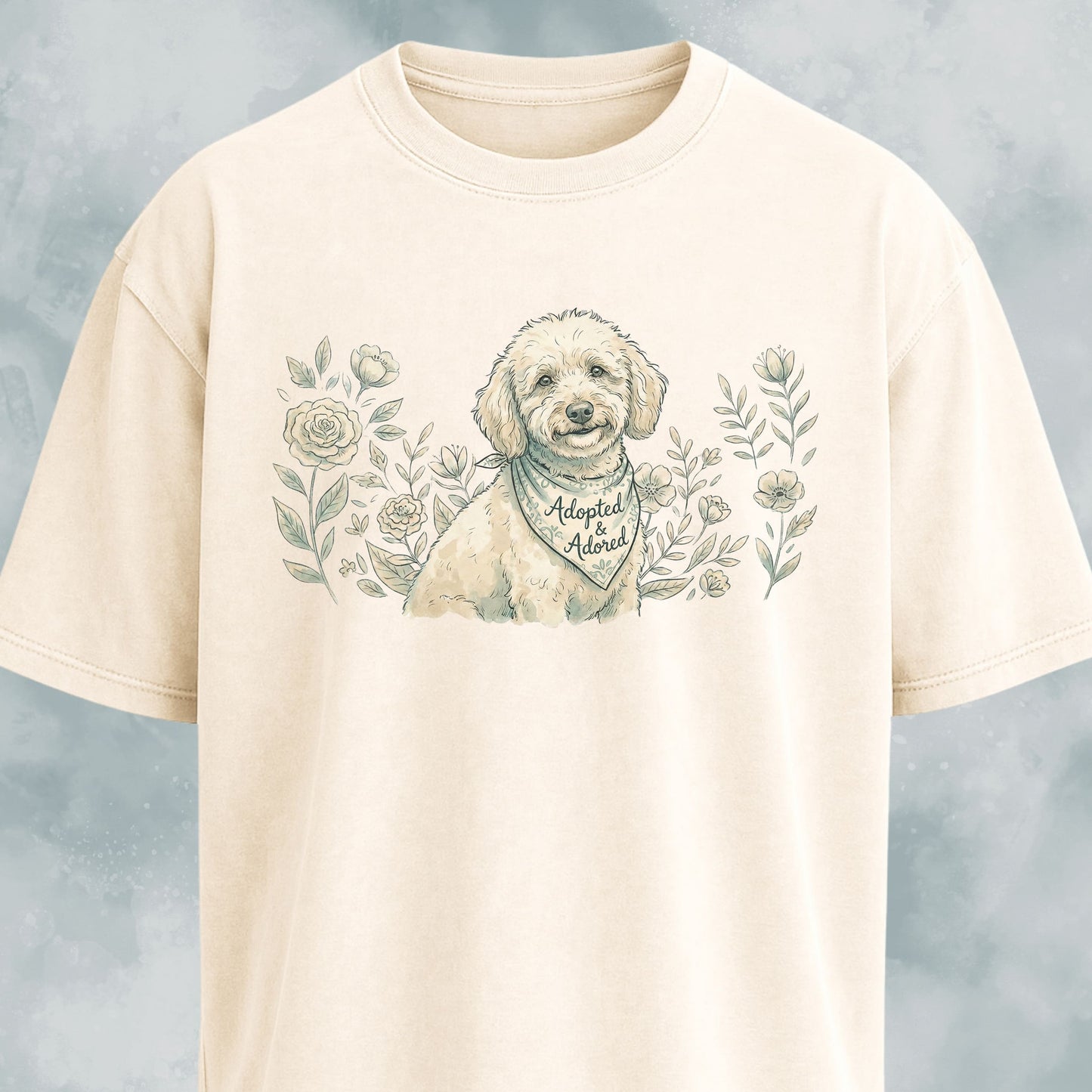 Adopted And Adored Poodle T-Shirt