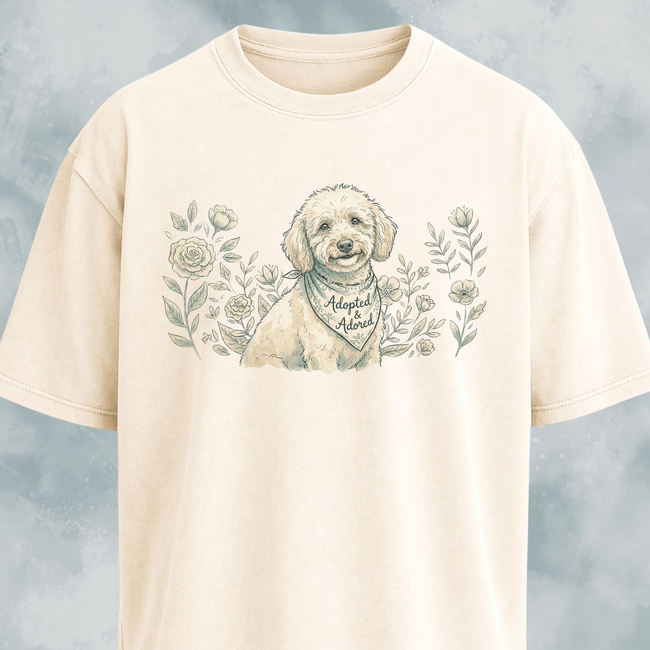 Adopted And Adored Poodle T-Shirt