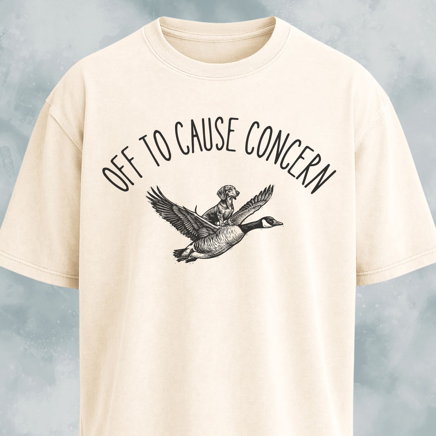 Off To Cause Concern Doxie T-Shirt
