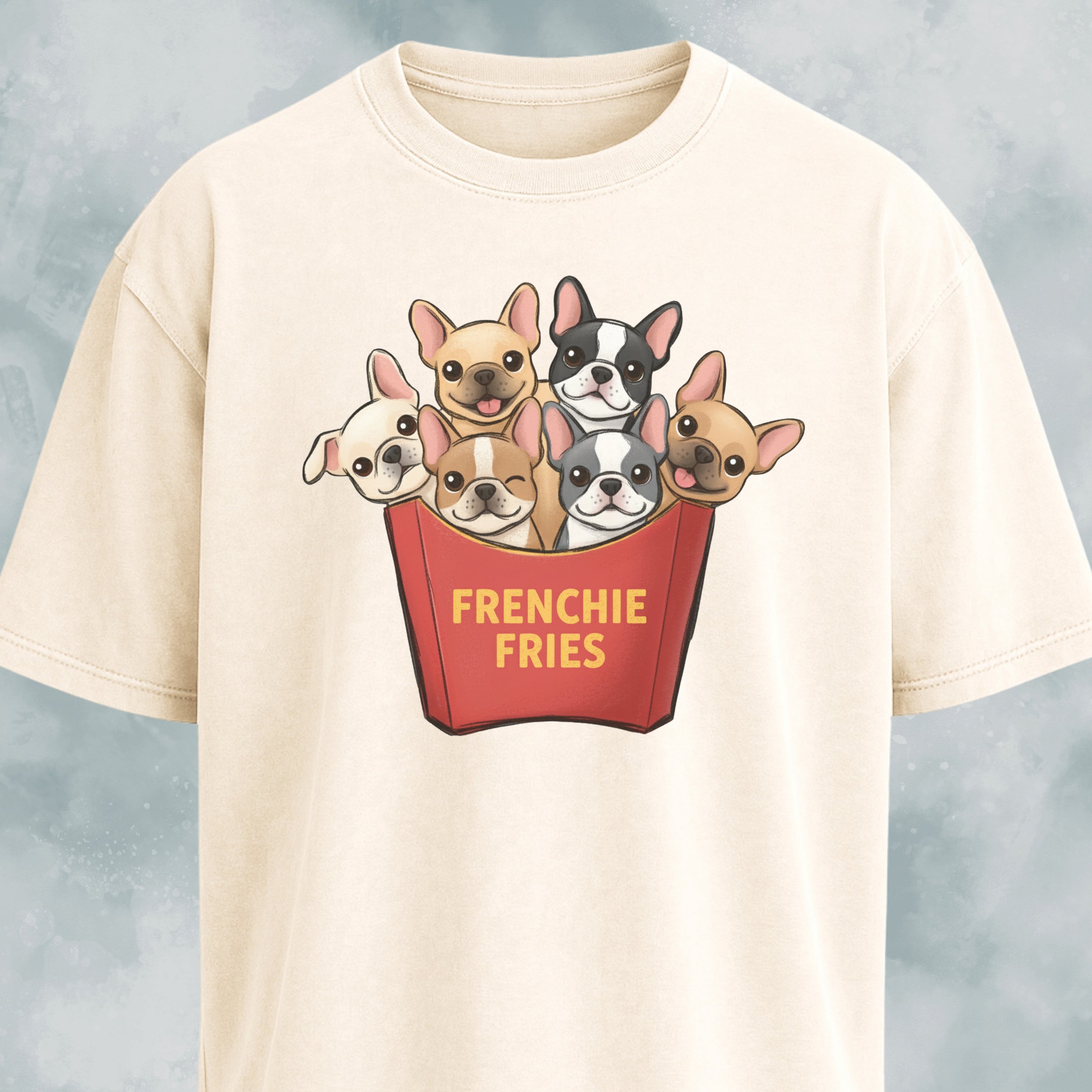 Frenchie Fries Fun T-Shirt