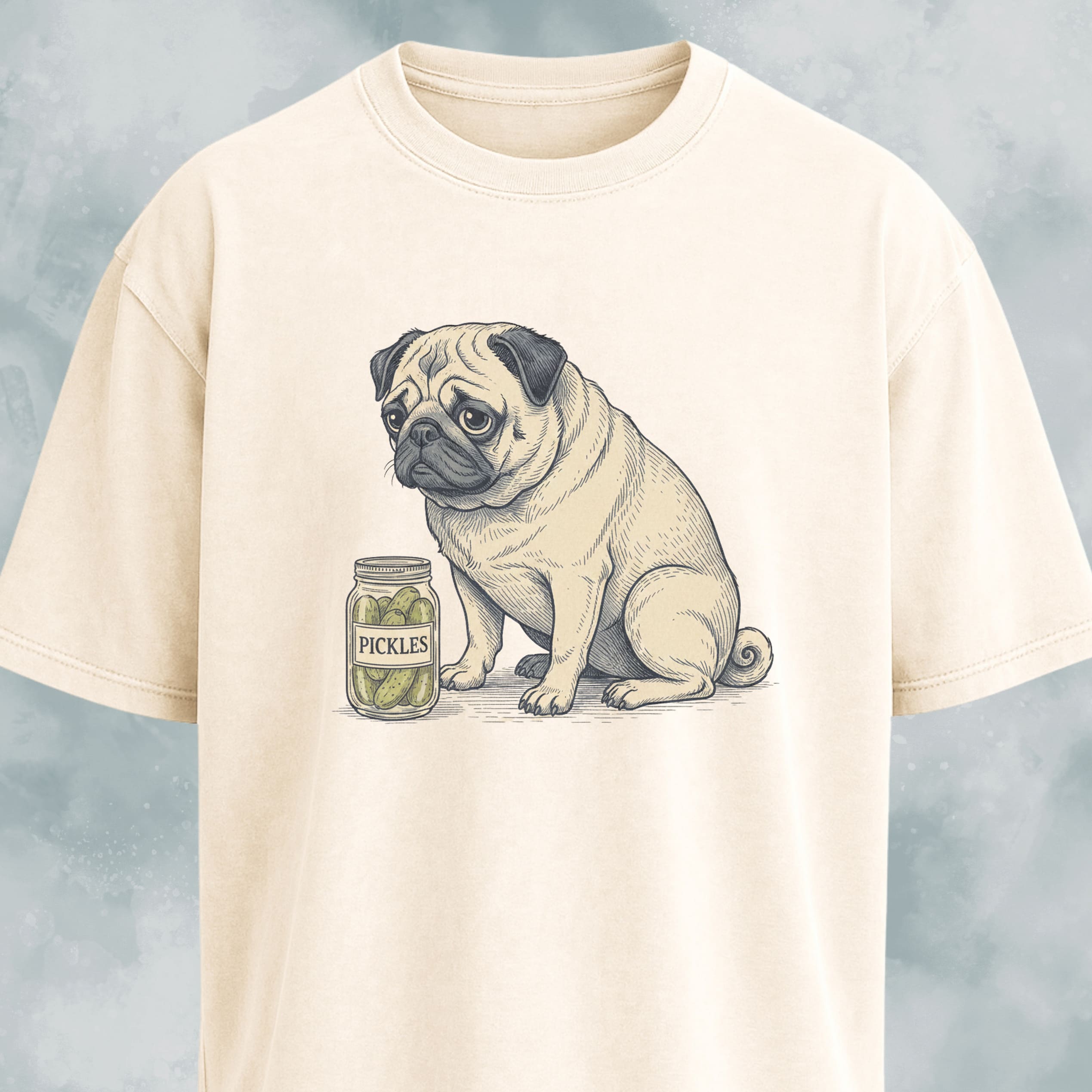 Pug With Pickles T-Shirt