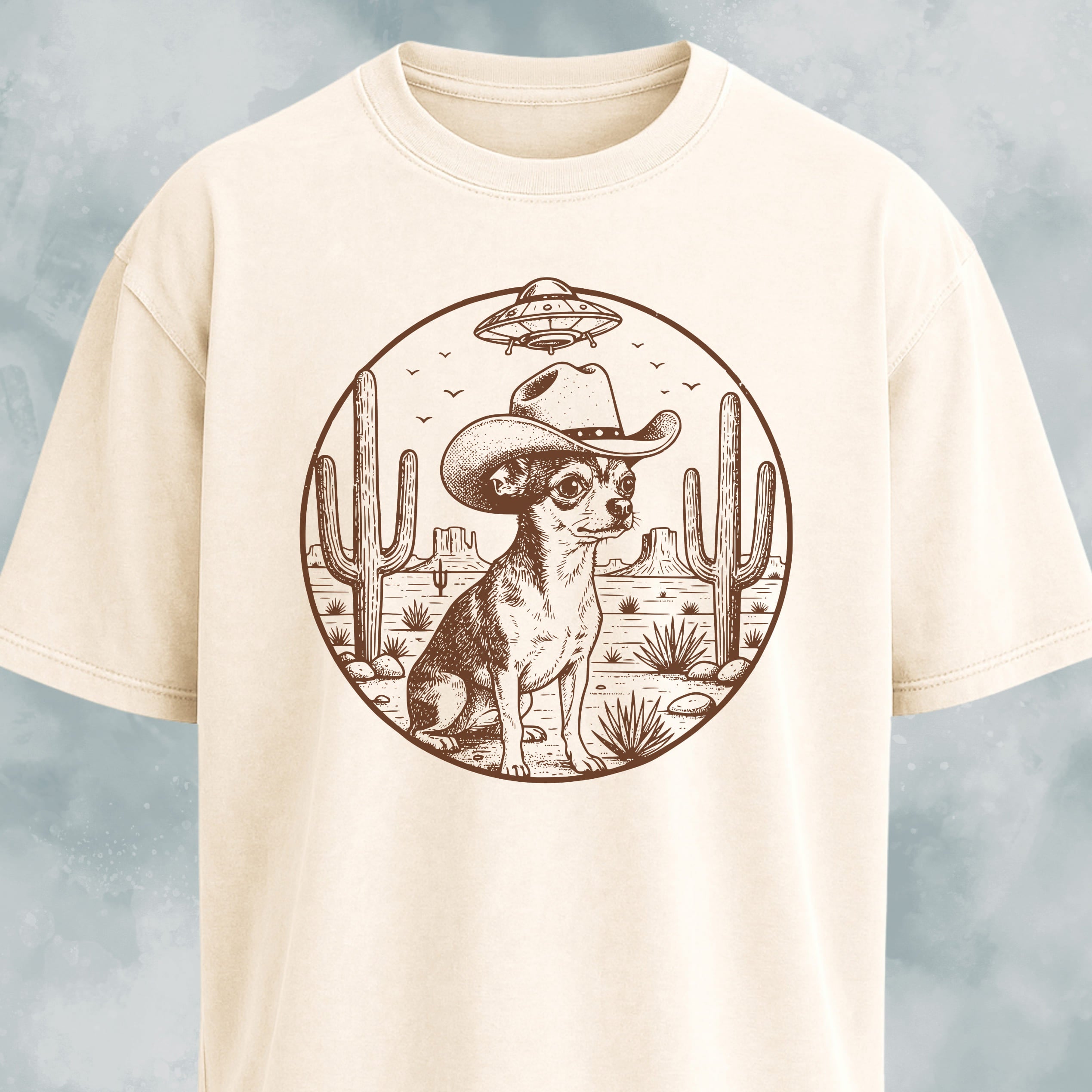 Western Chihuahua In A Desert T-Shirt