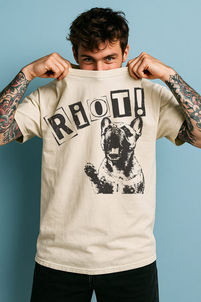 Riot French Bulldog T-Shirt