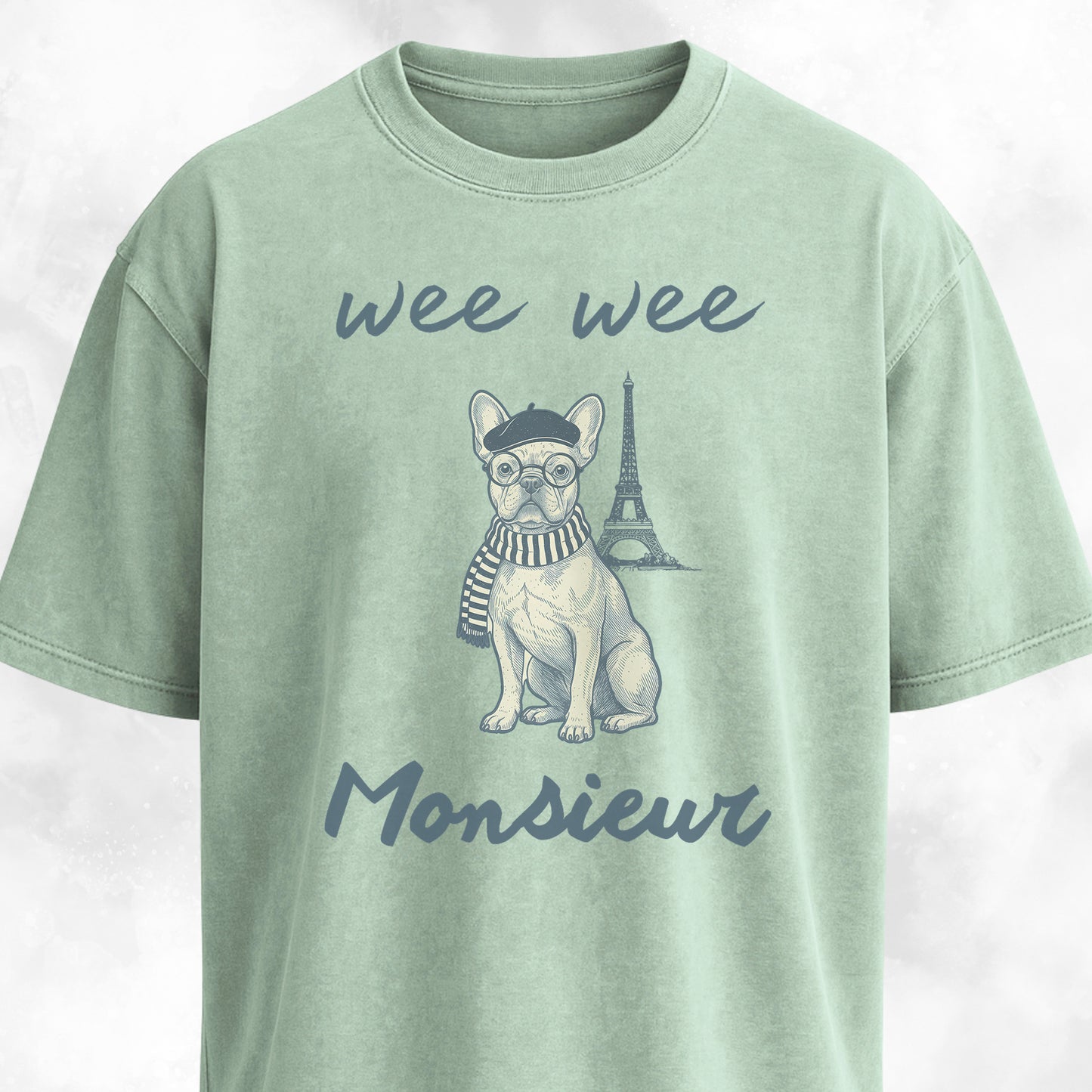 Oui Oui Monsieur Fancy Frenchie T-Shirt