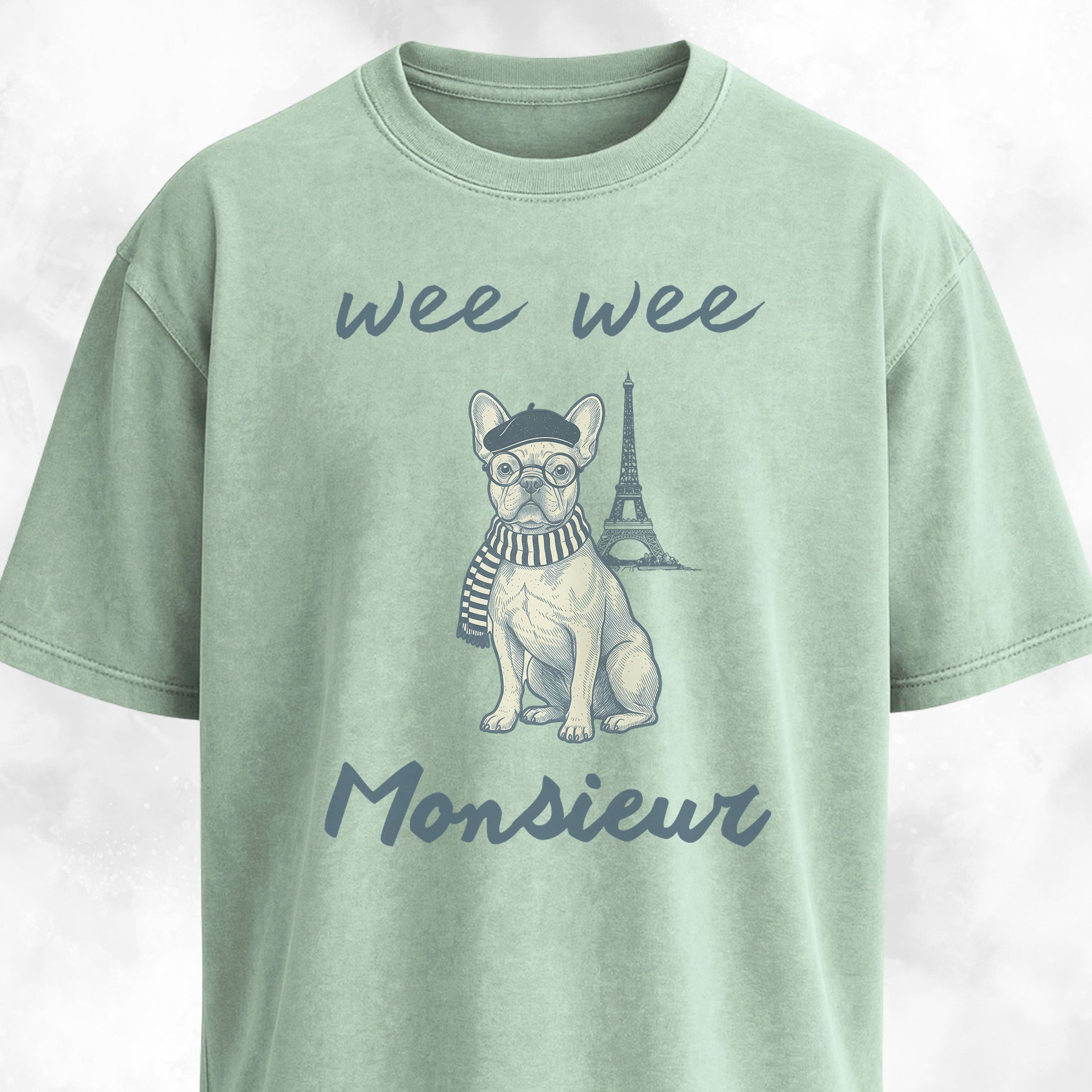 Oui Oui Monsieur Fancy Frenchie T-Shirt