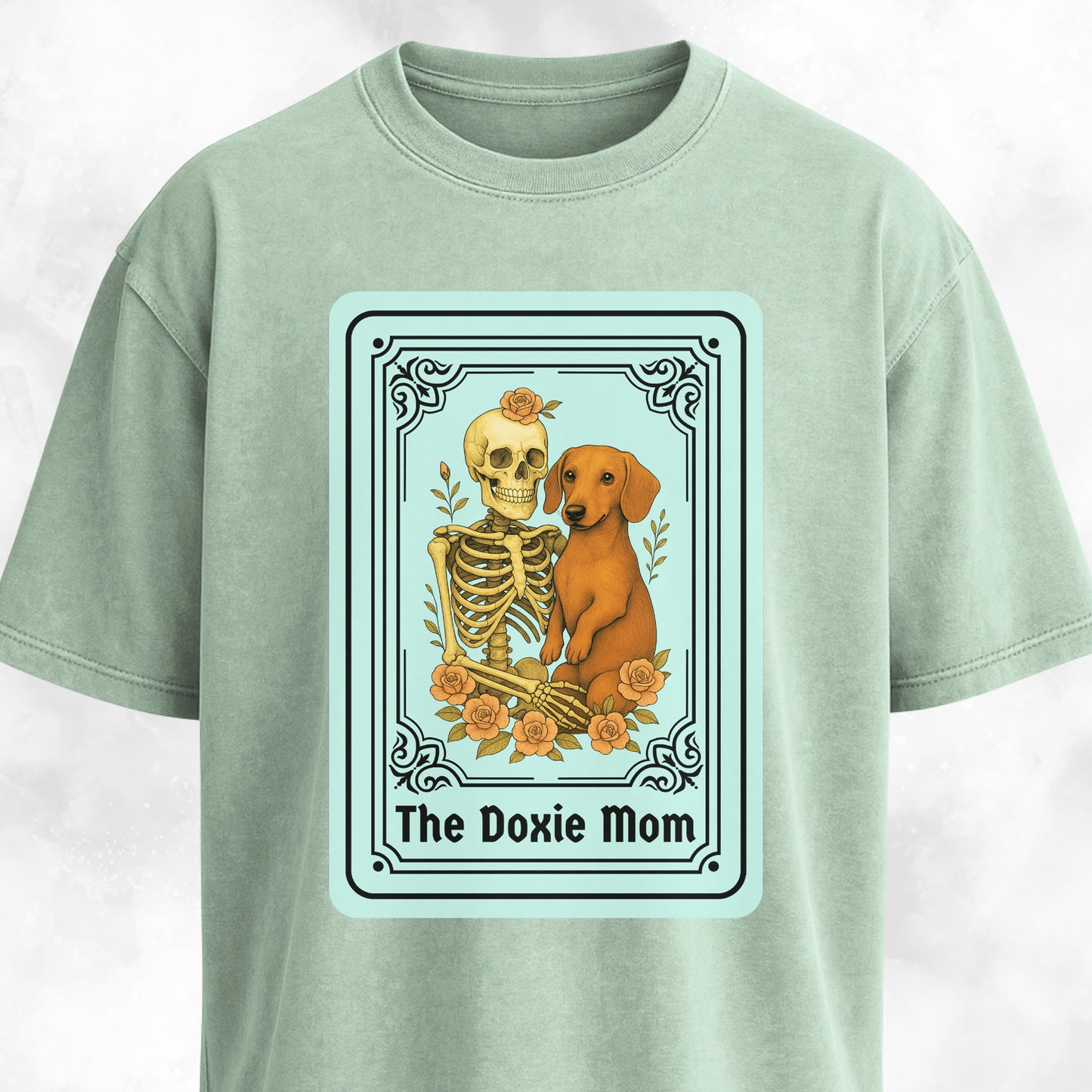 The Doxie Mom Pastel Tarot Card T-Shirt
