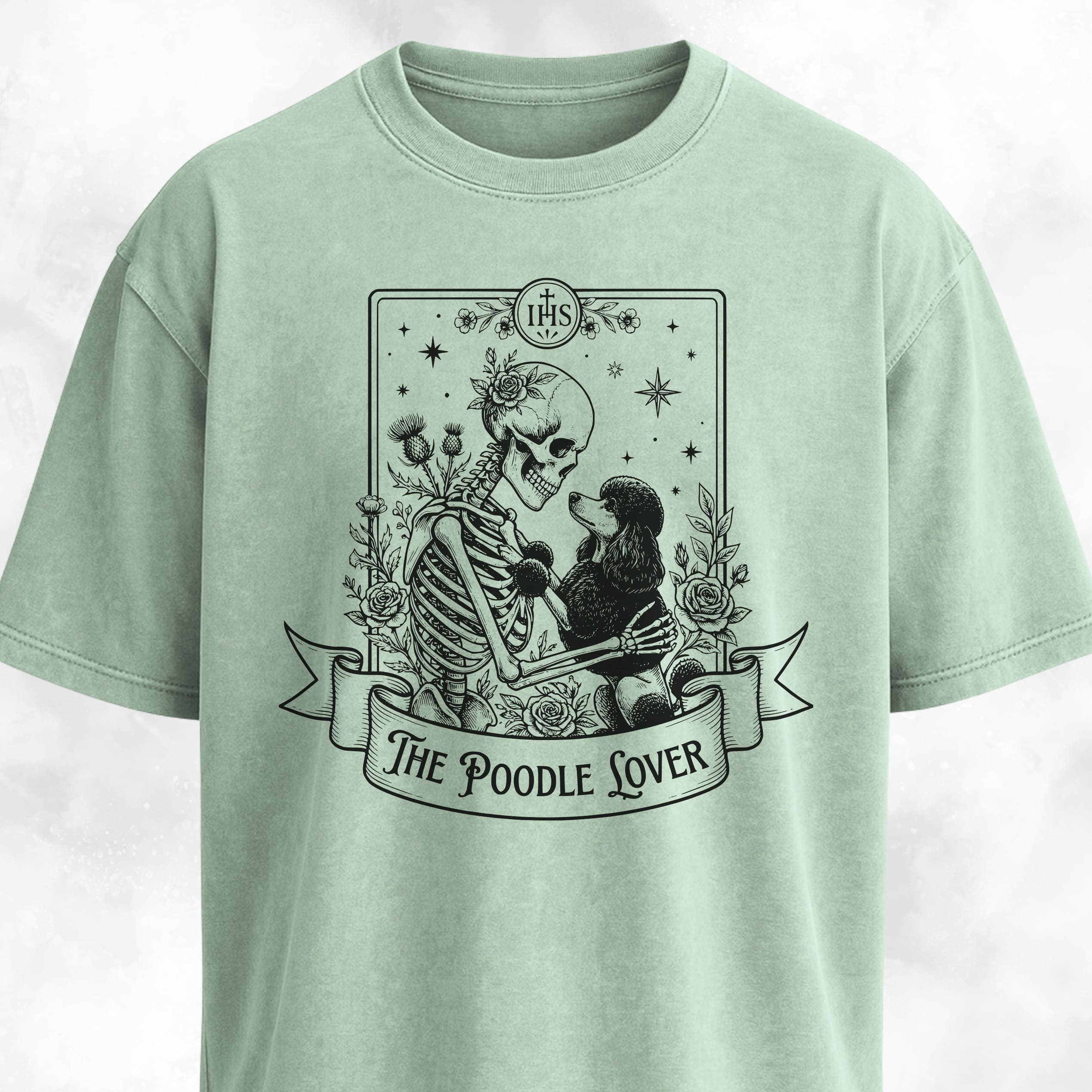 The Poodle Lover Tarot Card T-Shirt