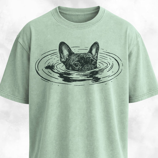 French Bulldog In The Water T-Shirt