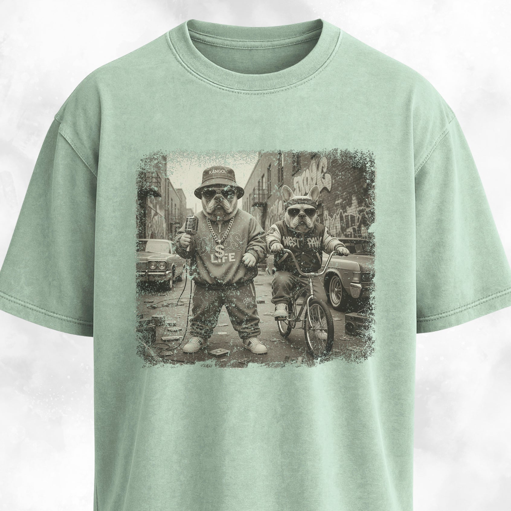 Rapper Frenchies Street Life T-Shirt