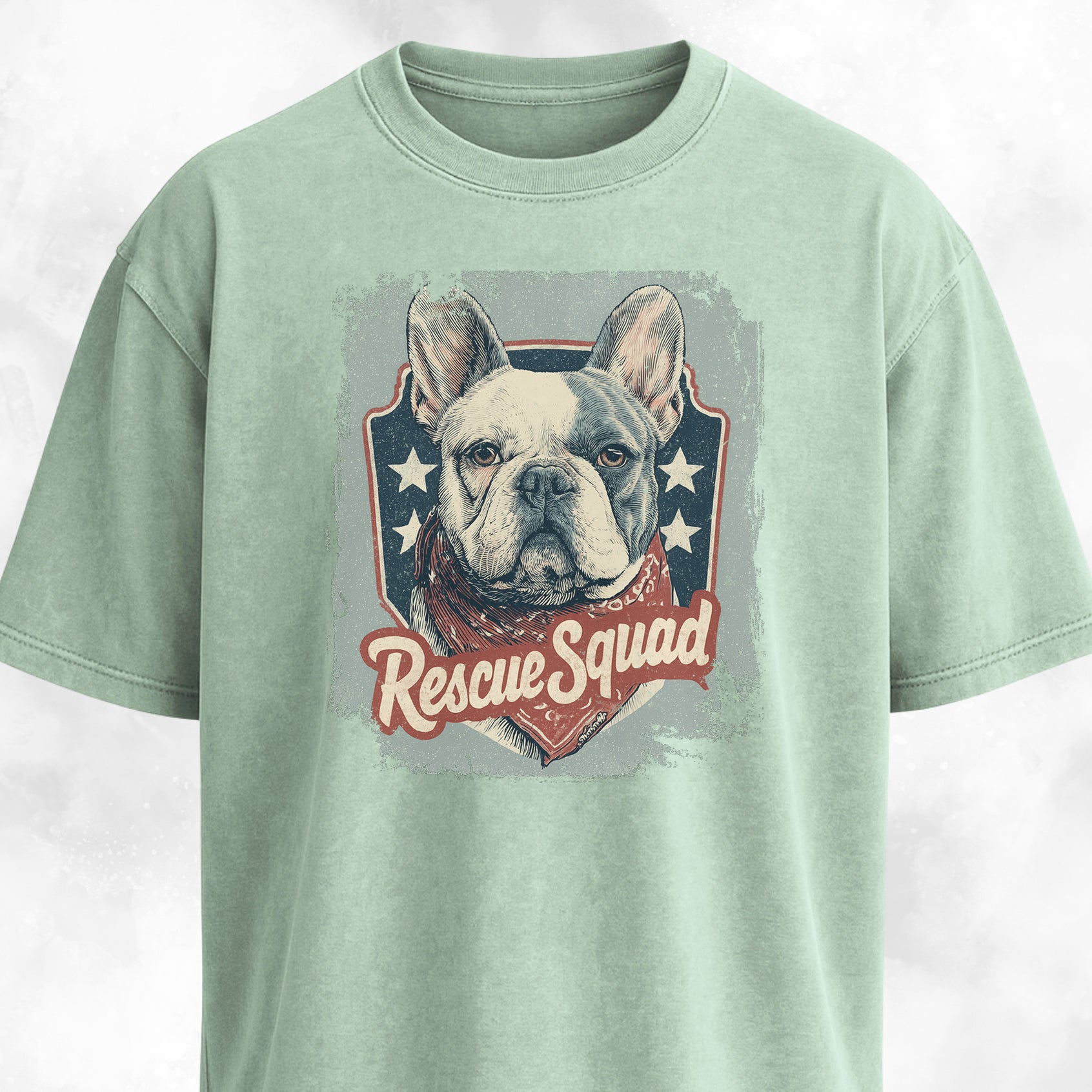 Rescue Squad French Bulldog Adoption Pride T-Shirt