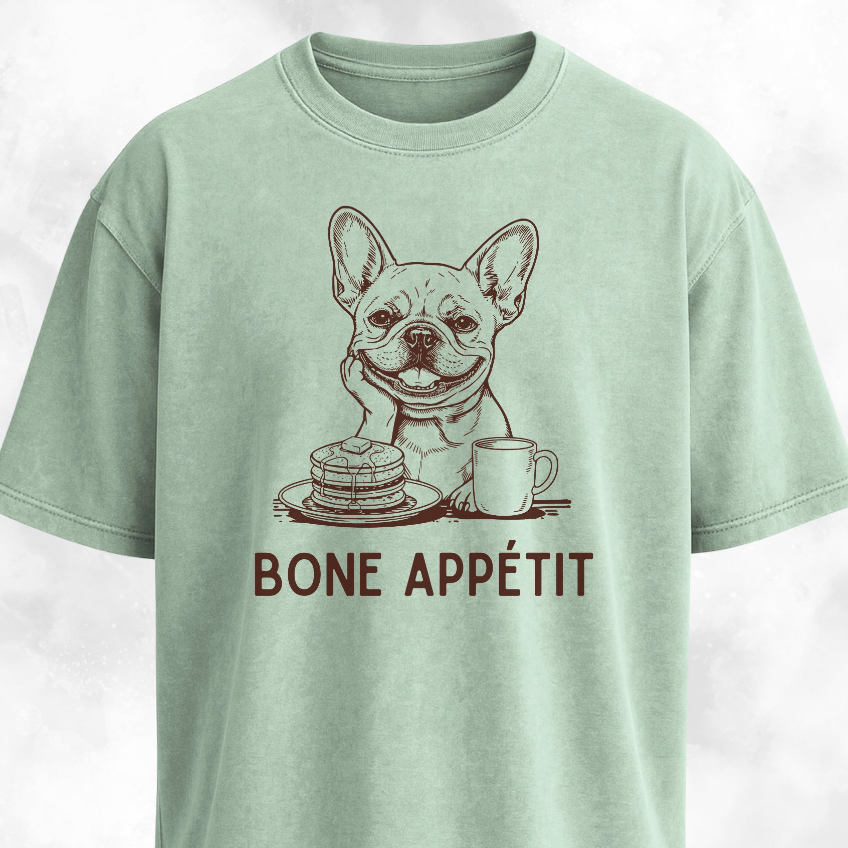 Bone Appetit Frenchie Breakfast T-Shirt