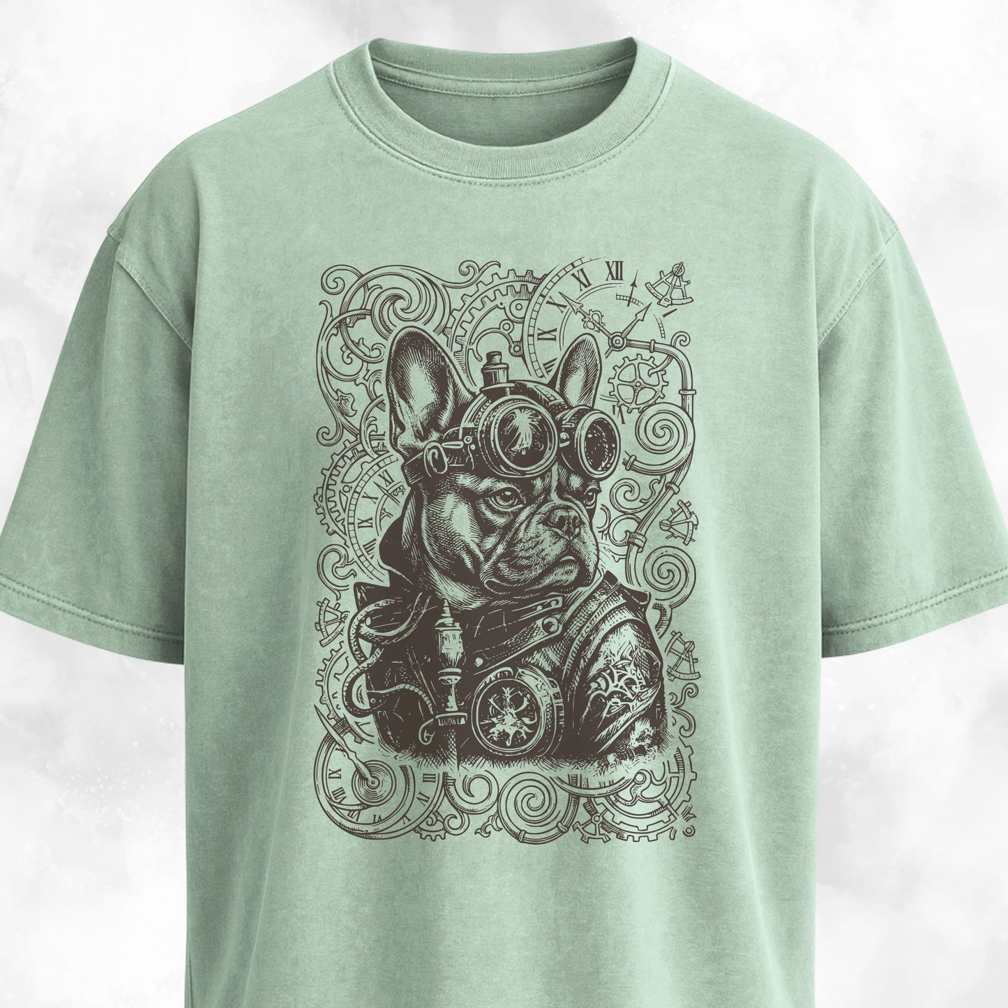 Steampunk French Bulldog T-Shirt