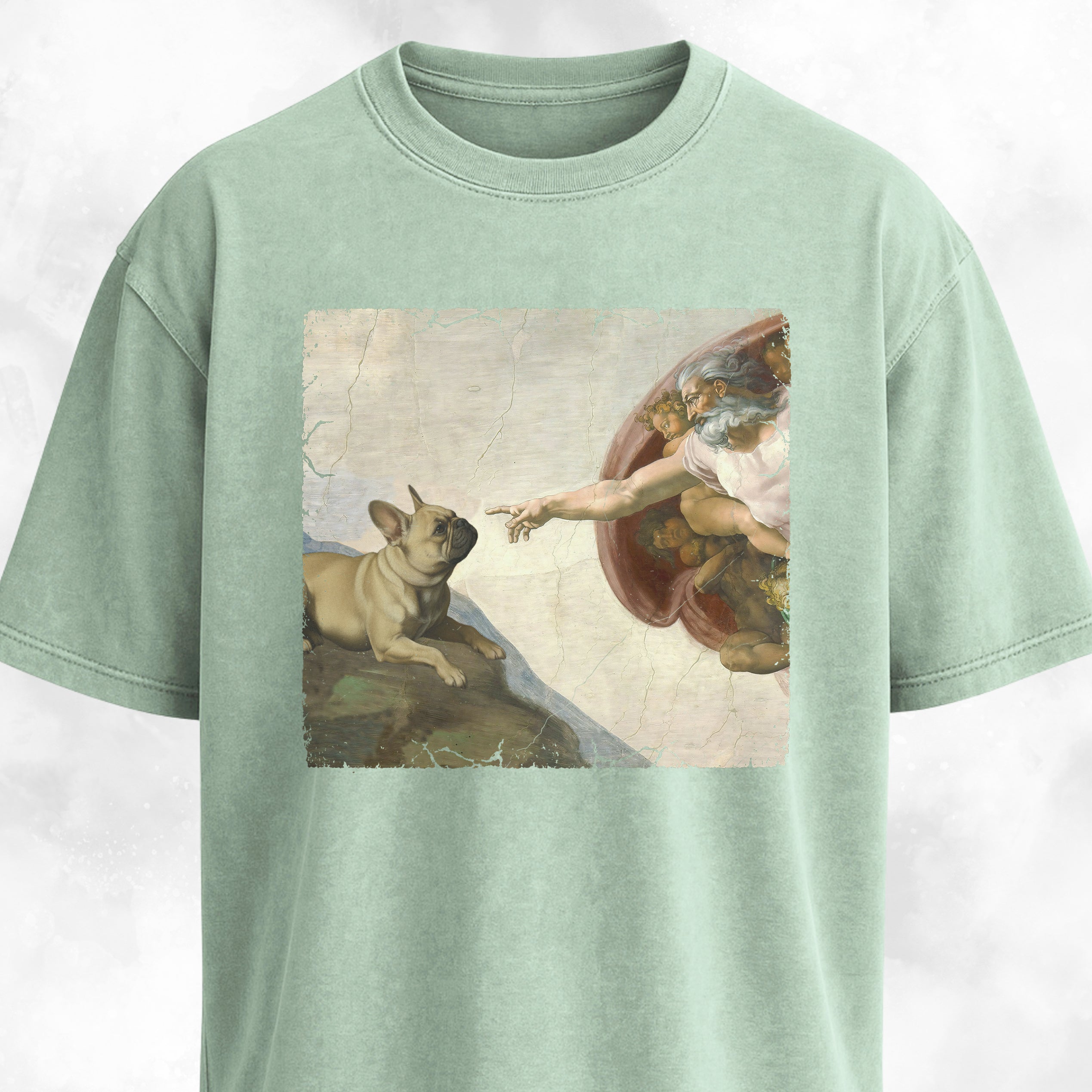 The Creation Of Adam Frenchie Edition T-Shirt