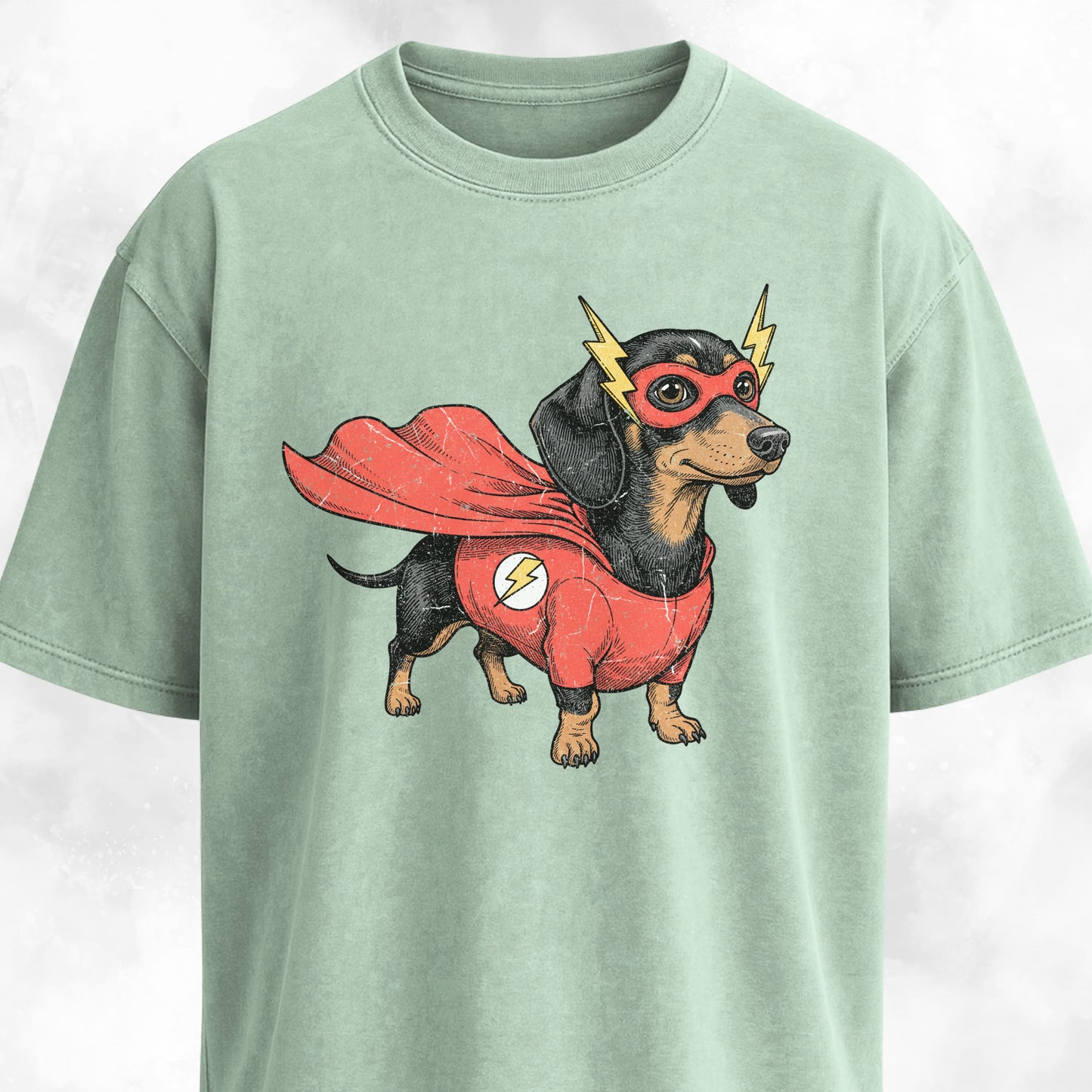 Superhero Dachshund T-Shirt