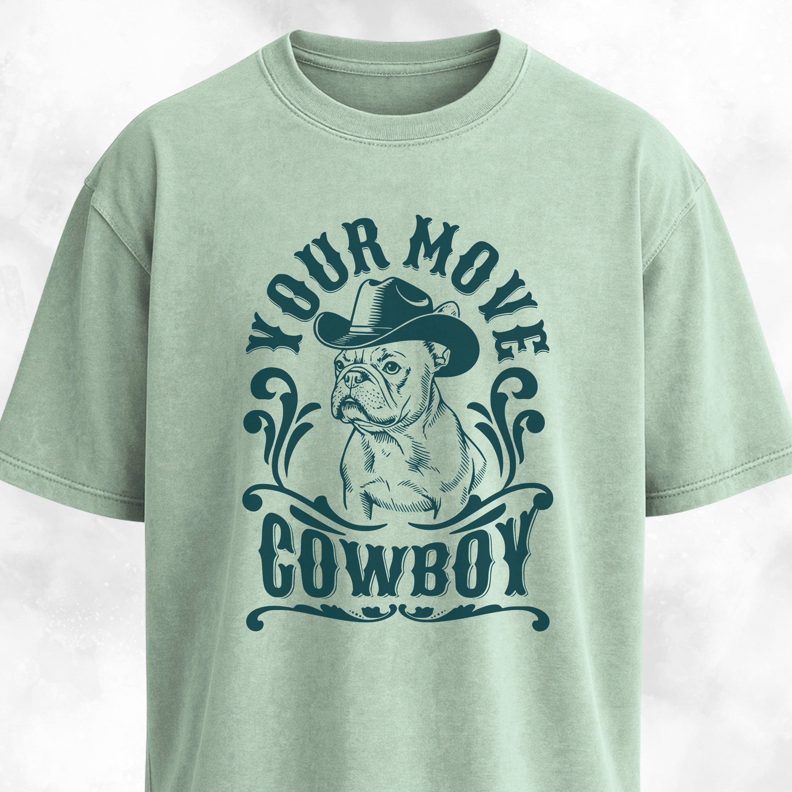 Your Move Cowboy Frenchie T-Shirt