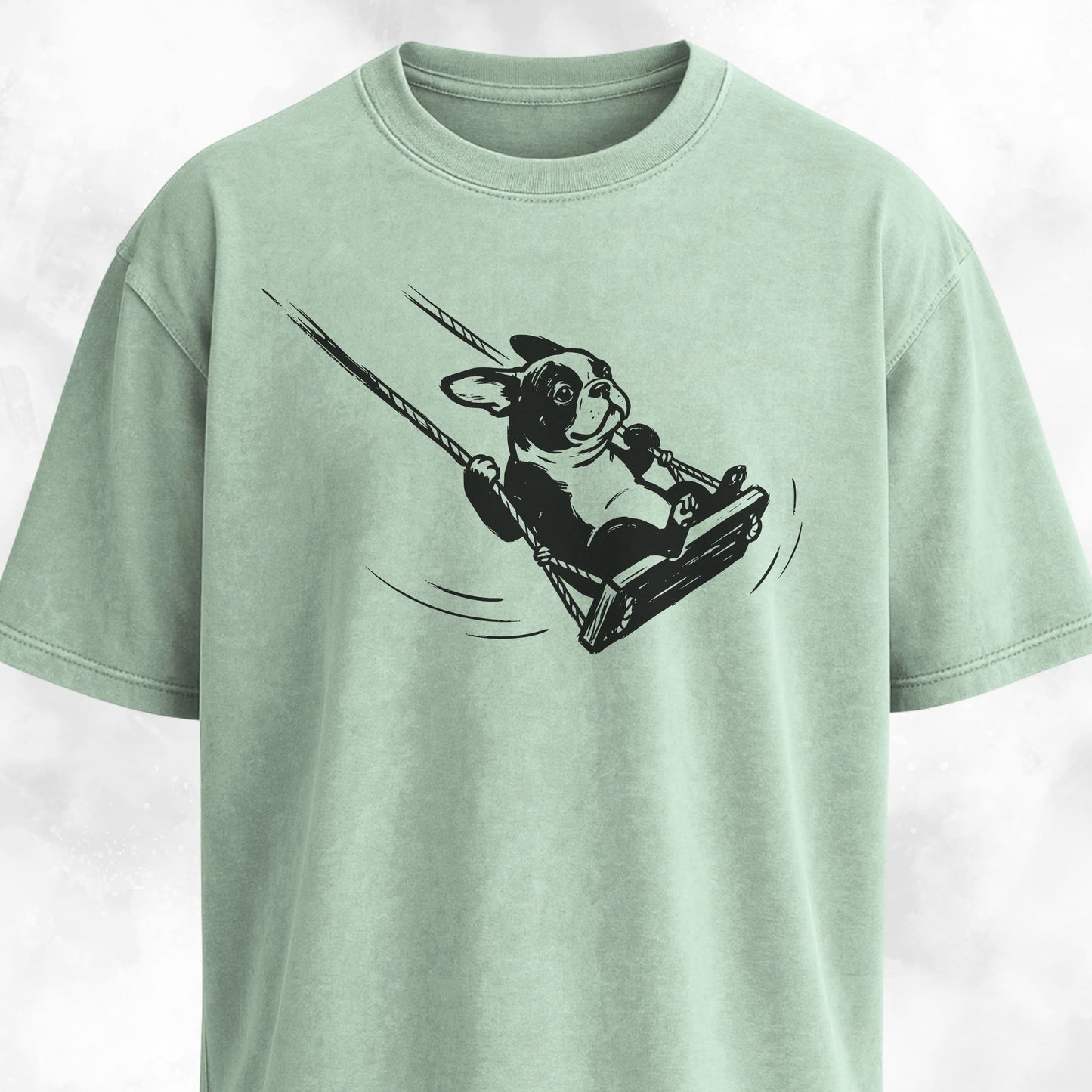 Frenchie On A Swing T-Shirt