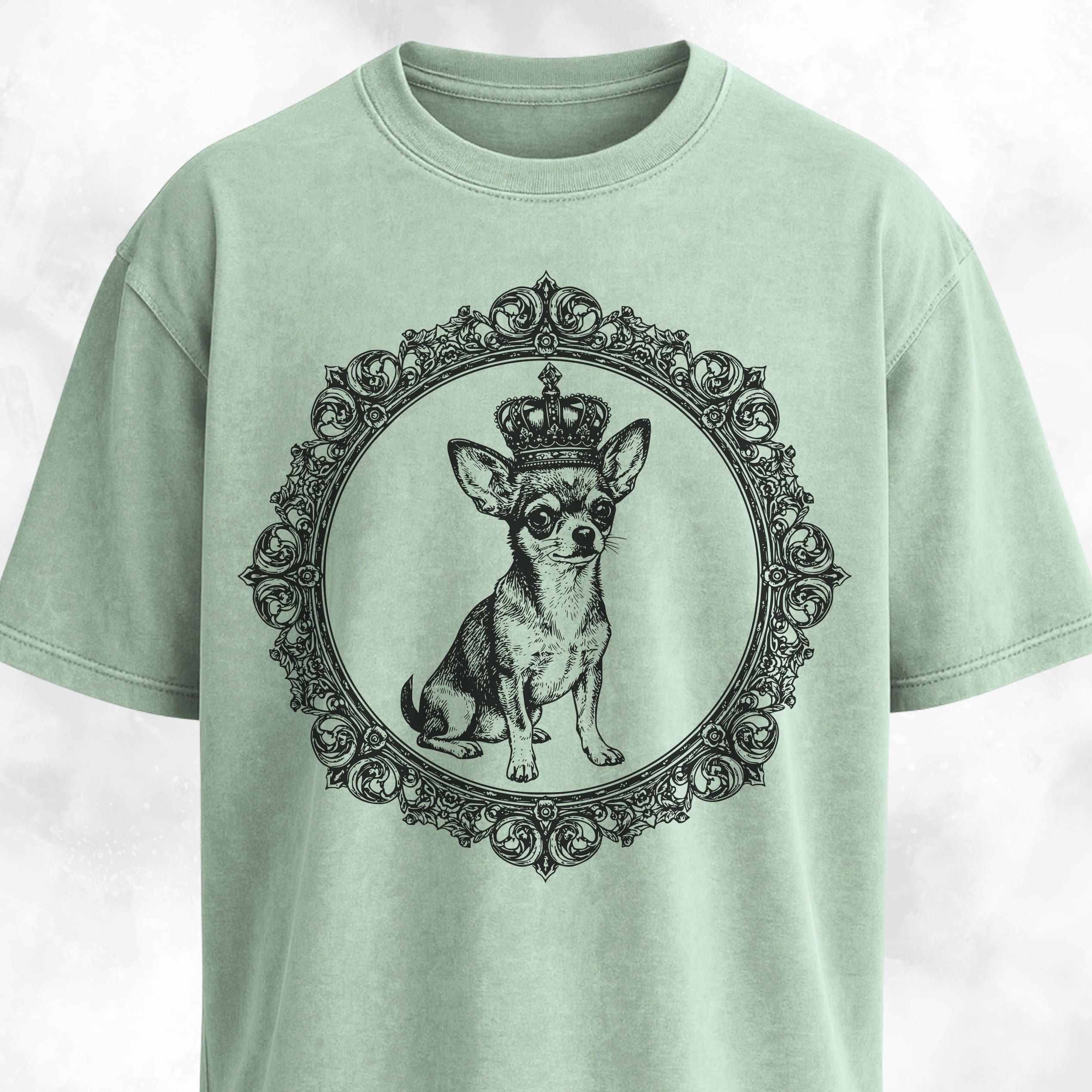 Regal Chihuahua With A Crown T-Shirt