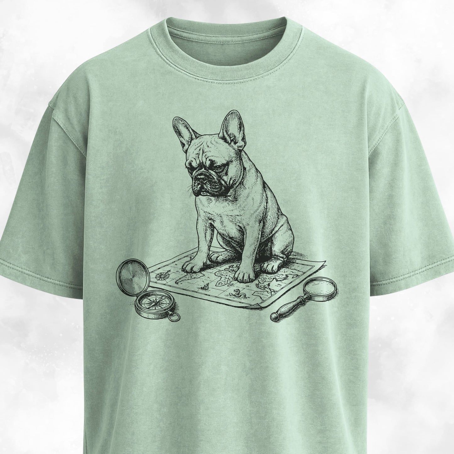World Traveler French Bulldog T-Shirt