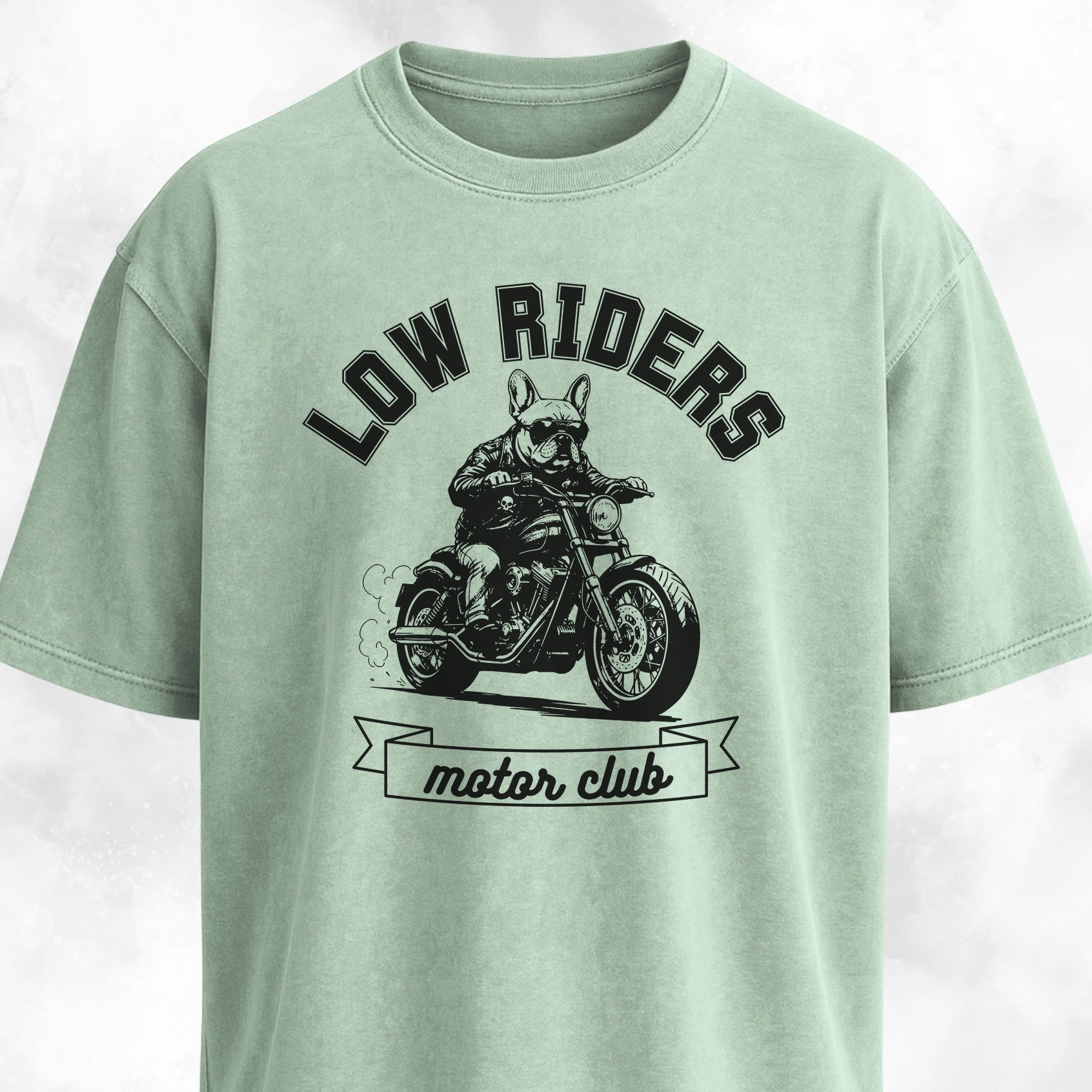 Low Riders Motor Club French Bulldog T-Shirt