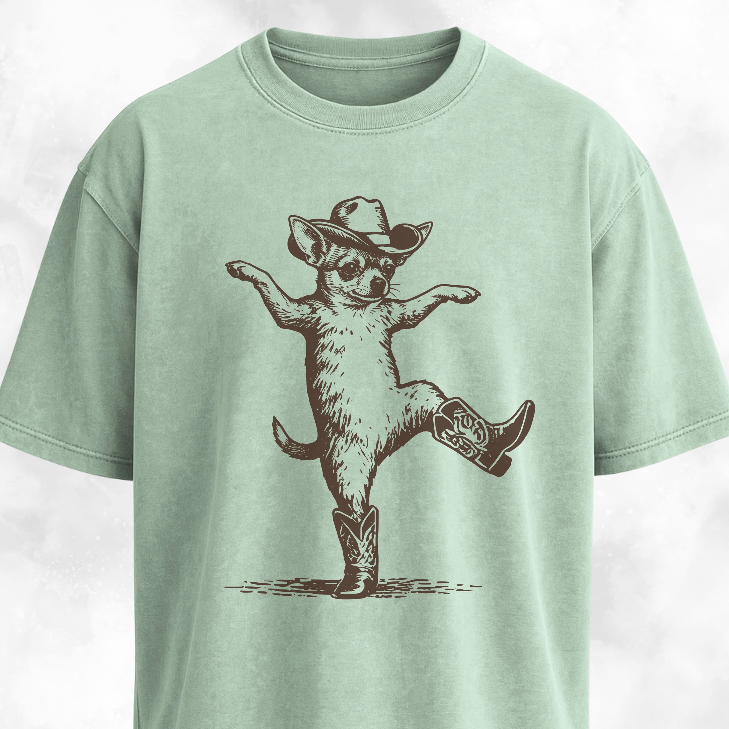 Chihuahua In Boots Dancing - T-Shirt