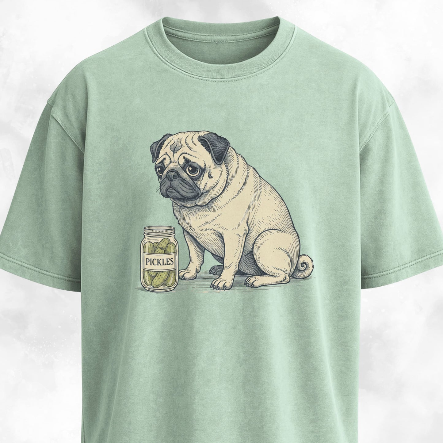 Pug With Pickles T-Shirt