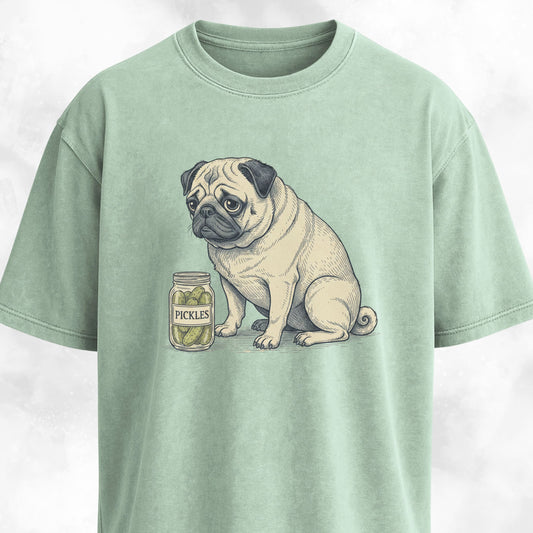 Pug With Pickles T-Shirt