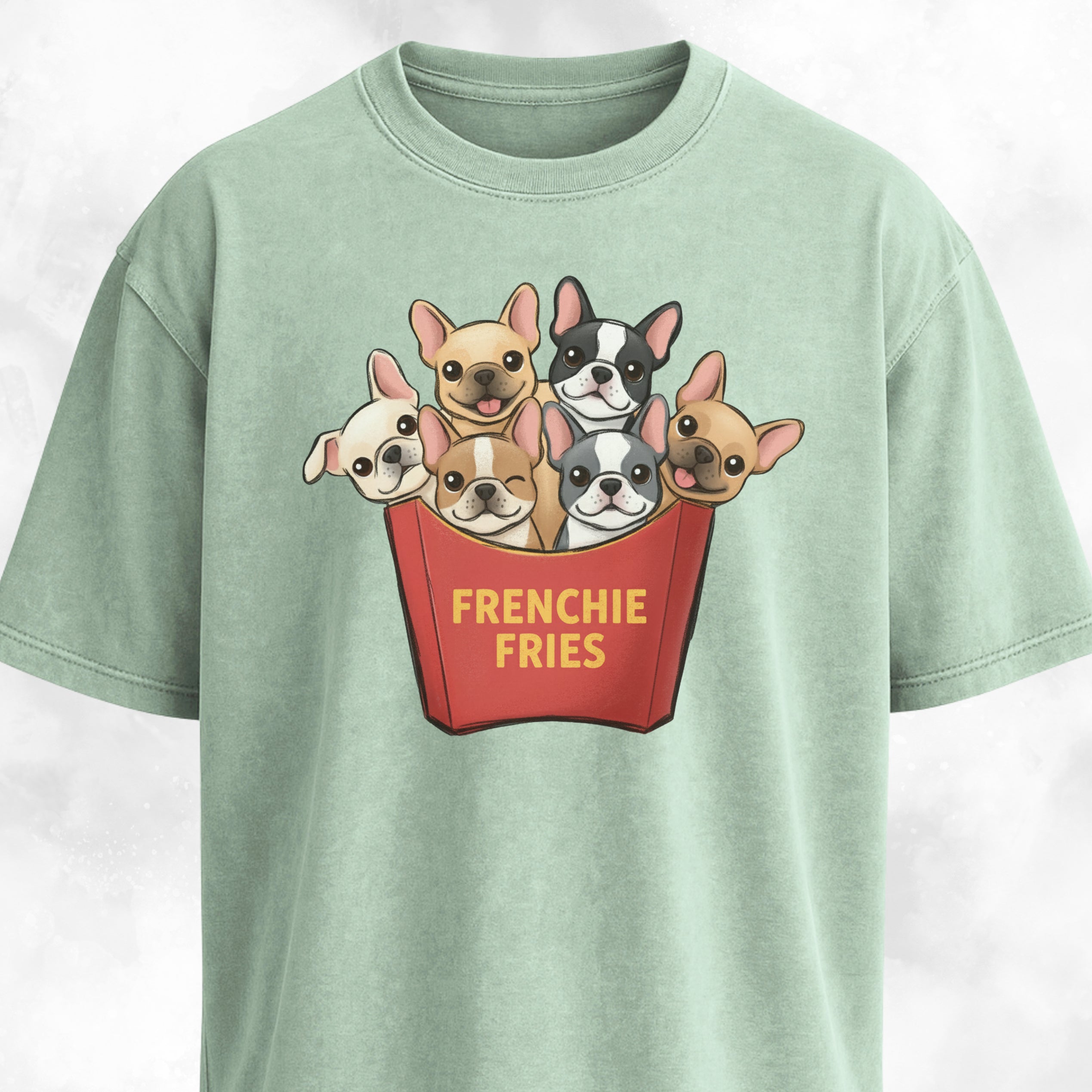Frenchie Fries Fun T-Shirt