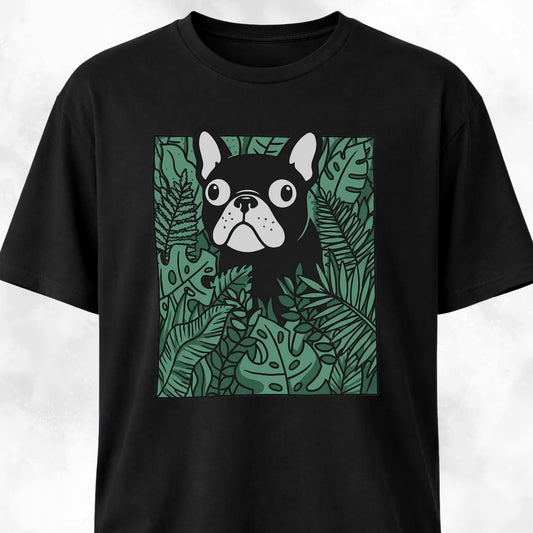 Frenchie In A Green Field T-Shirt