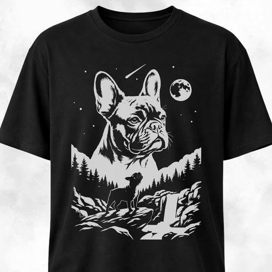 Frenchie Night Collage T-Shirt