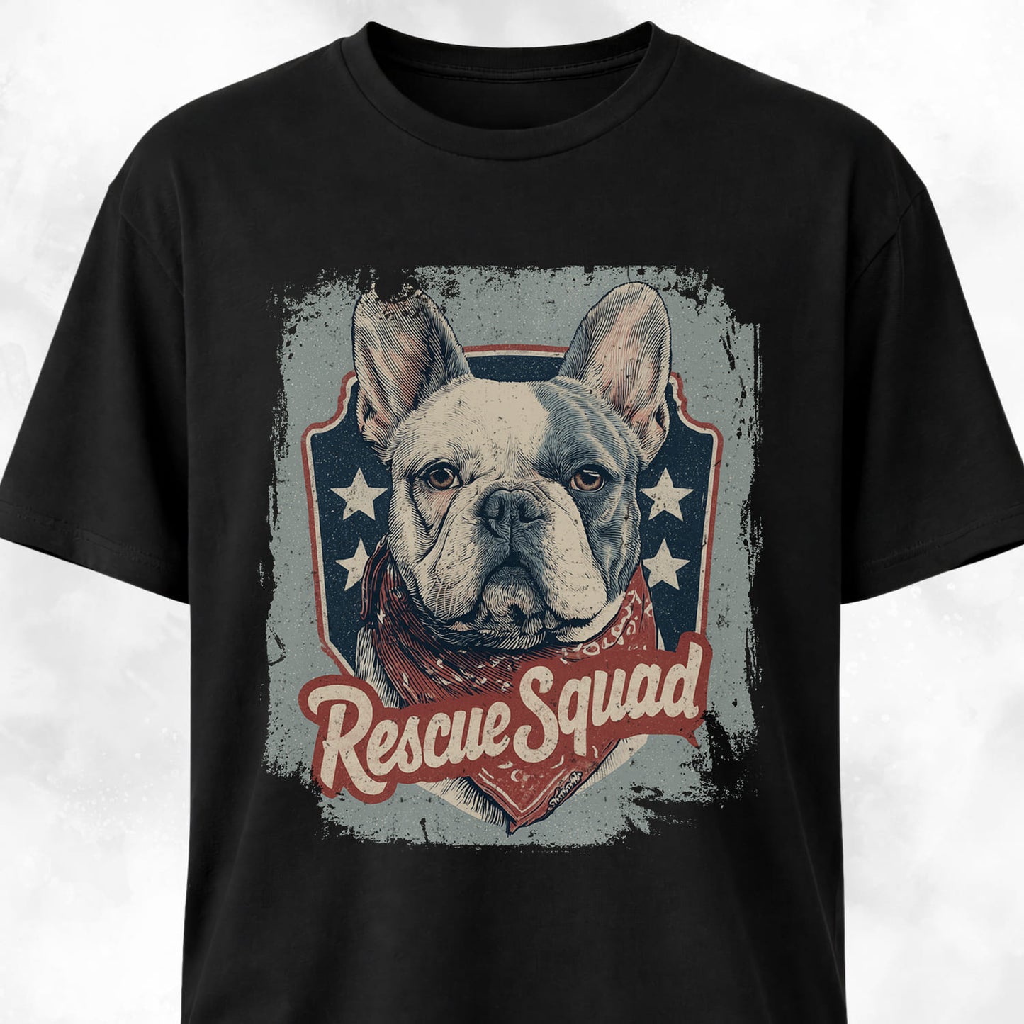 Rescue Squad French Bulldog Adoption Pride T-Shirt