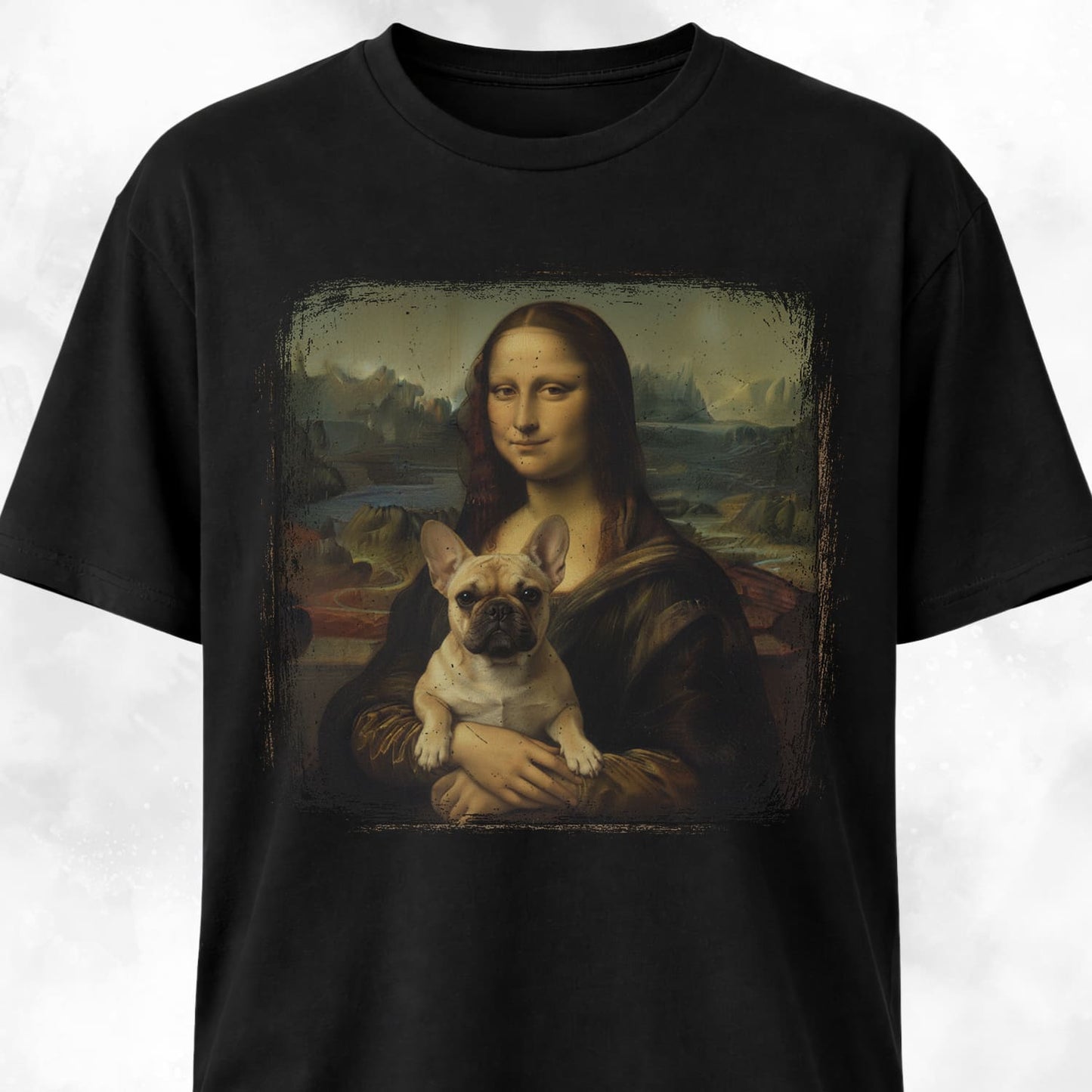 Mona Lisa Frenchie Edition T-Shirt