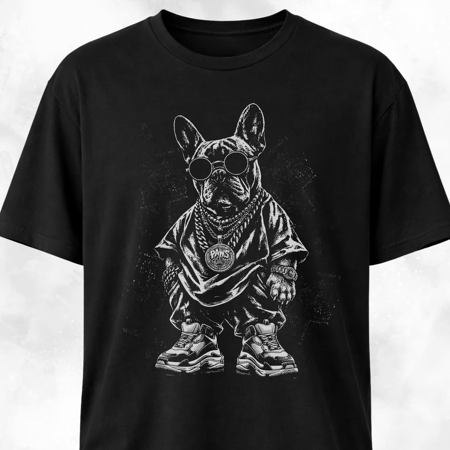 Stylish Urban French Bulldog T-Shirt