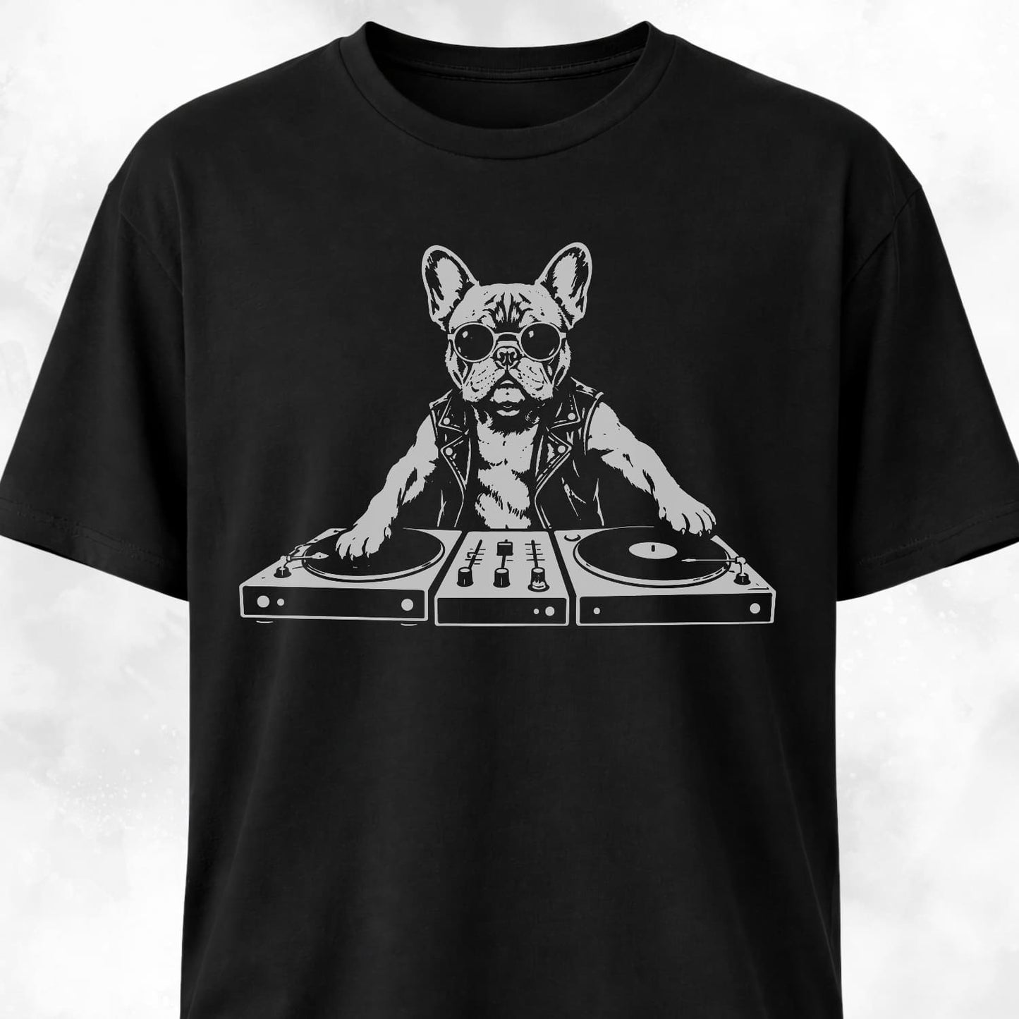 Dj French Bulldog T-Shirt