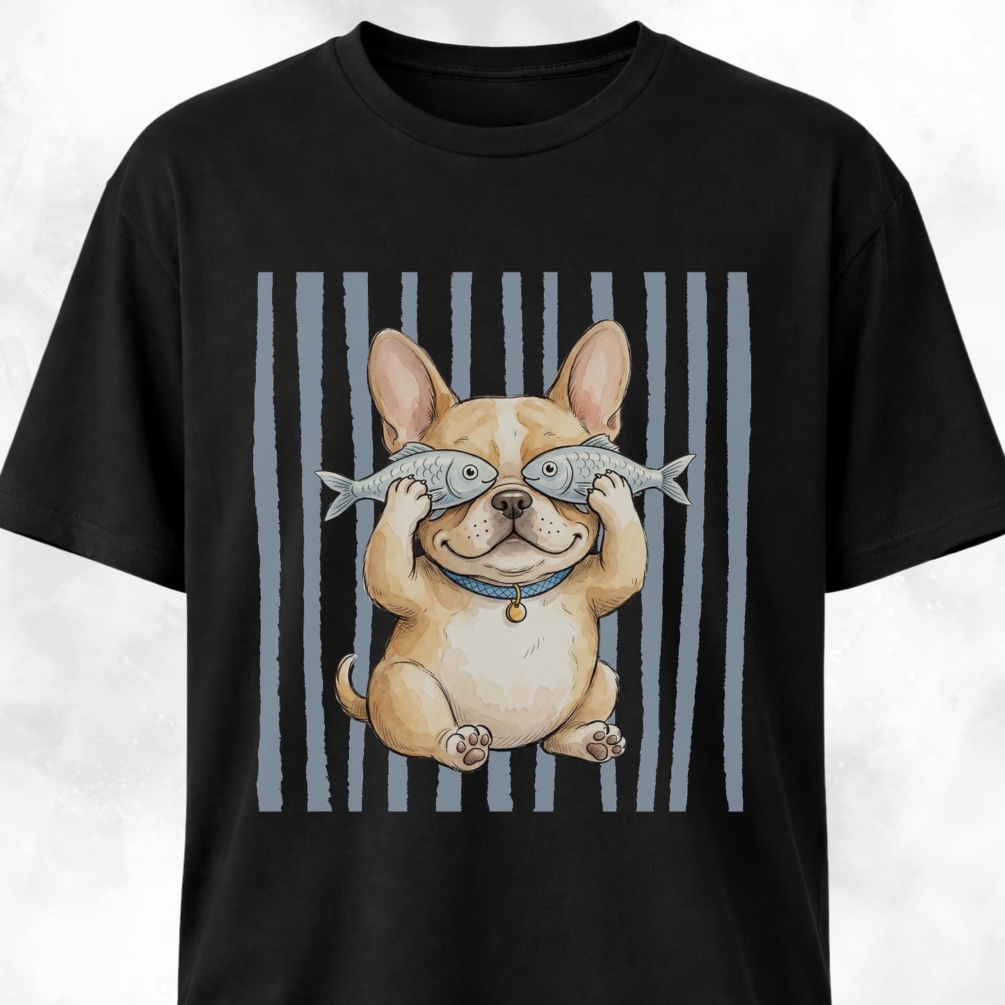 Fish Goggles Frenchie T-Shirt