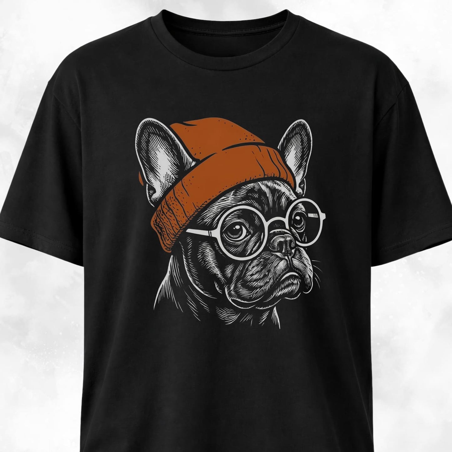 Frenchie With A Beanie T-Shirt