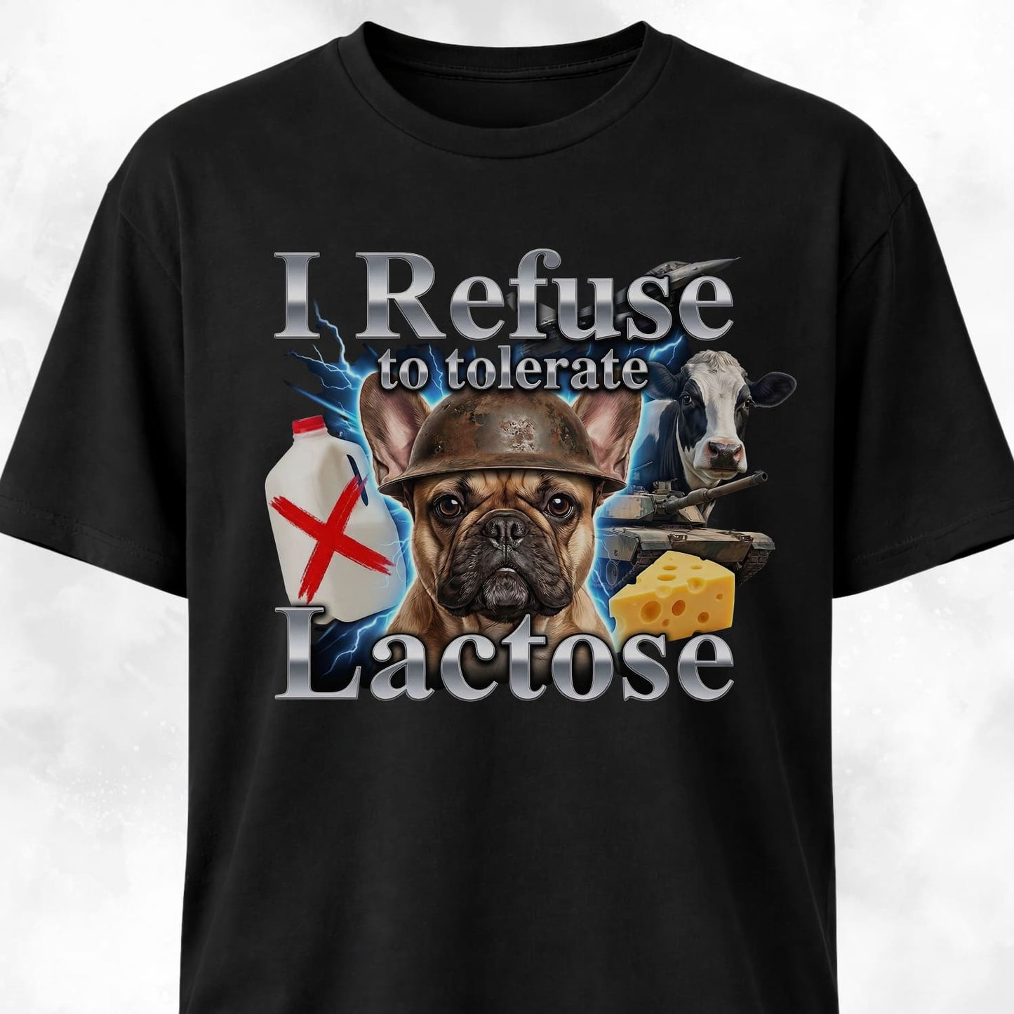 Lactose Intolerance Frenchie T-Shirt