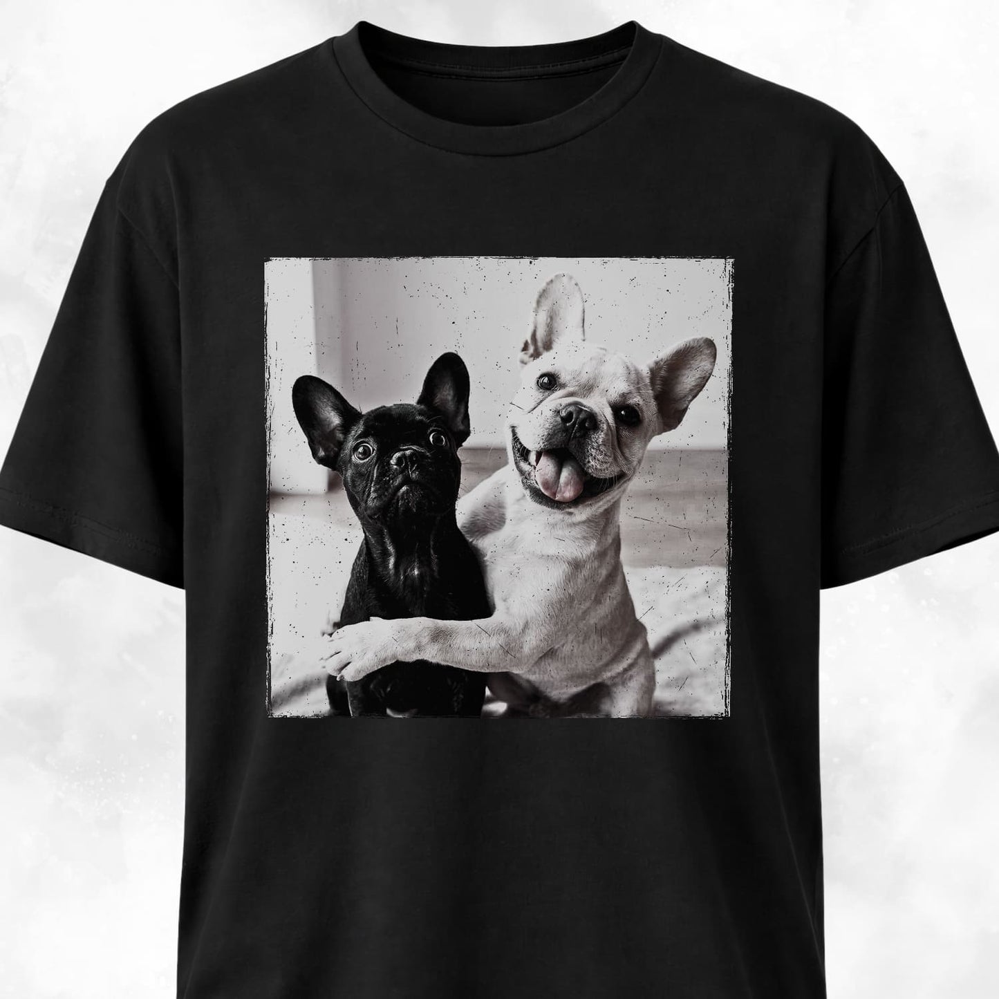 Frenchie Buddies Selfie T-Shirt