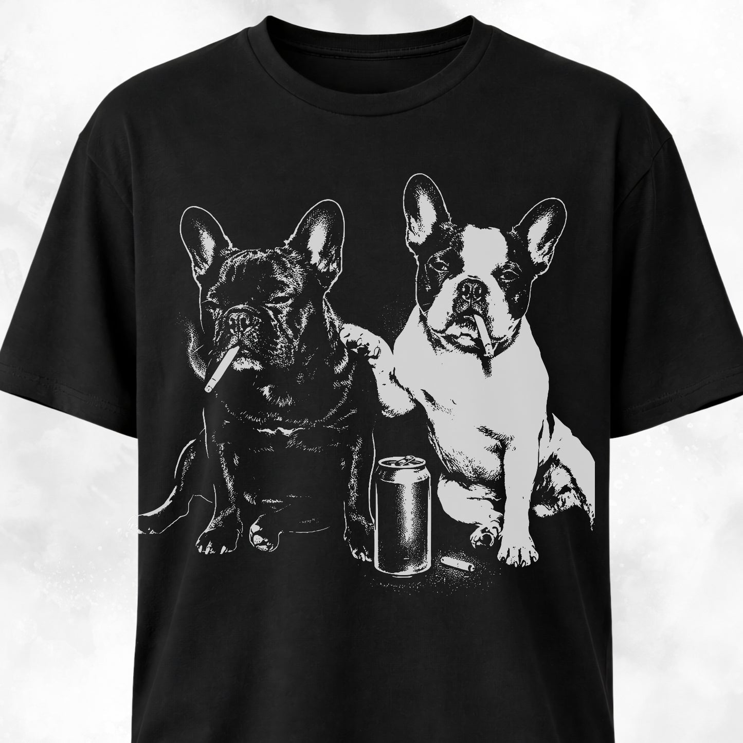 Frenchie Sad Buddies Revisited T-Shirt