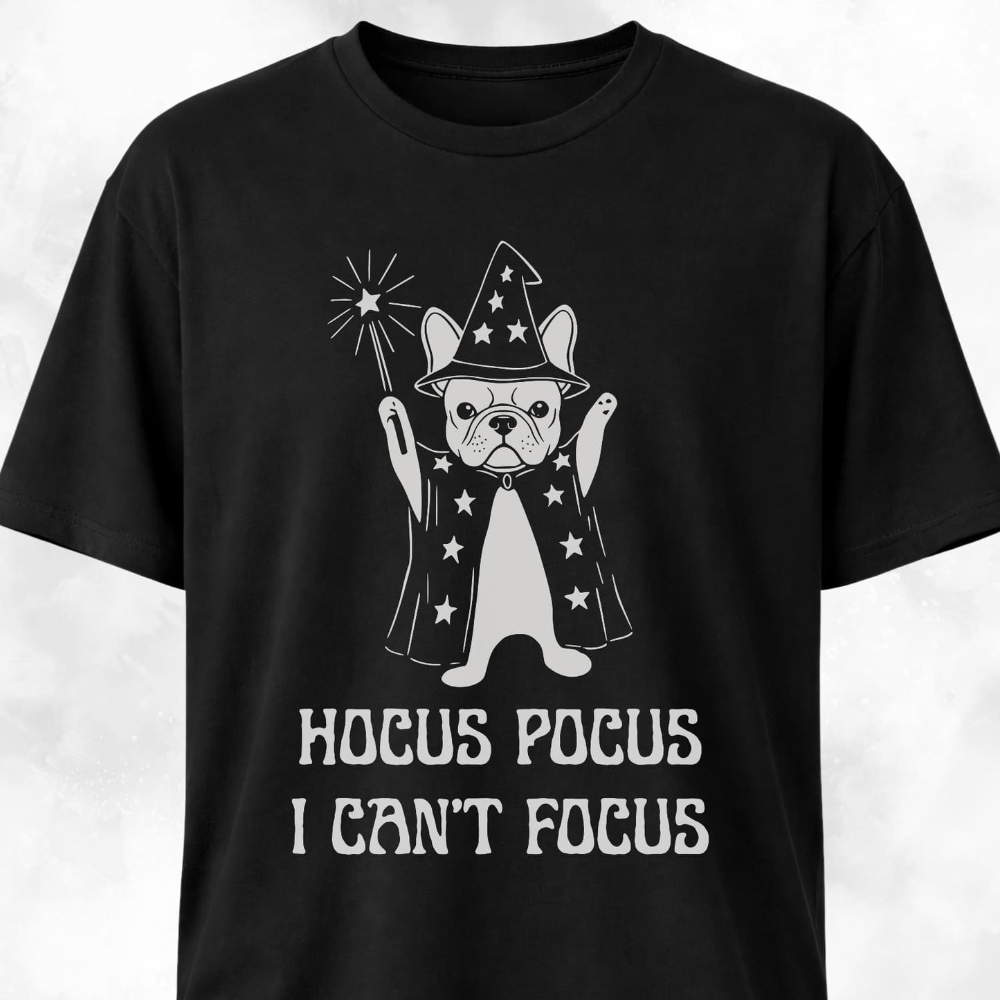 Hocus Pocus French Bulldog Wizard T-Shirt
