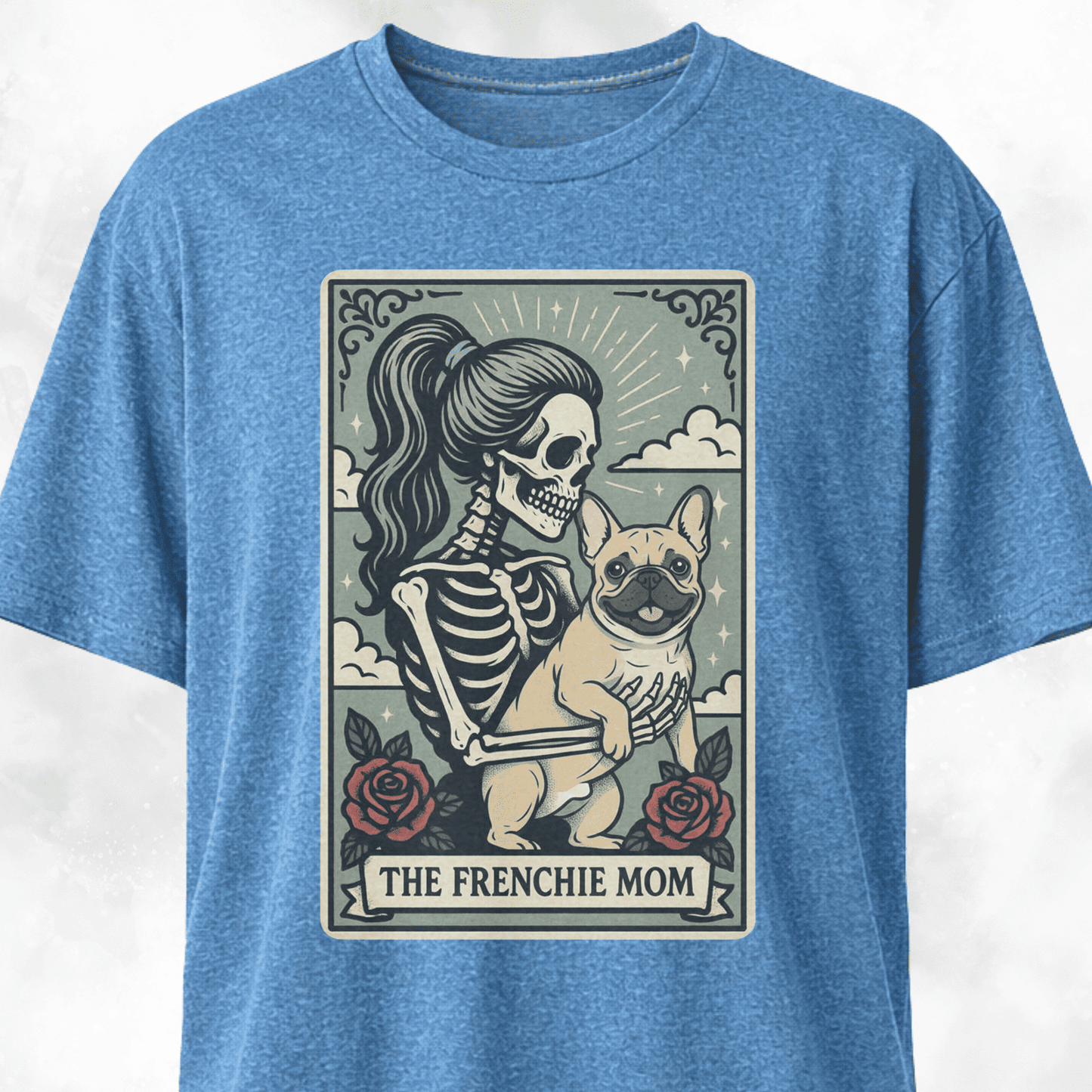 The Frenchie Mom Tarot Card T-Shirt