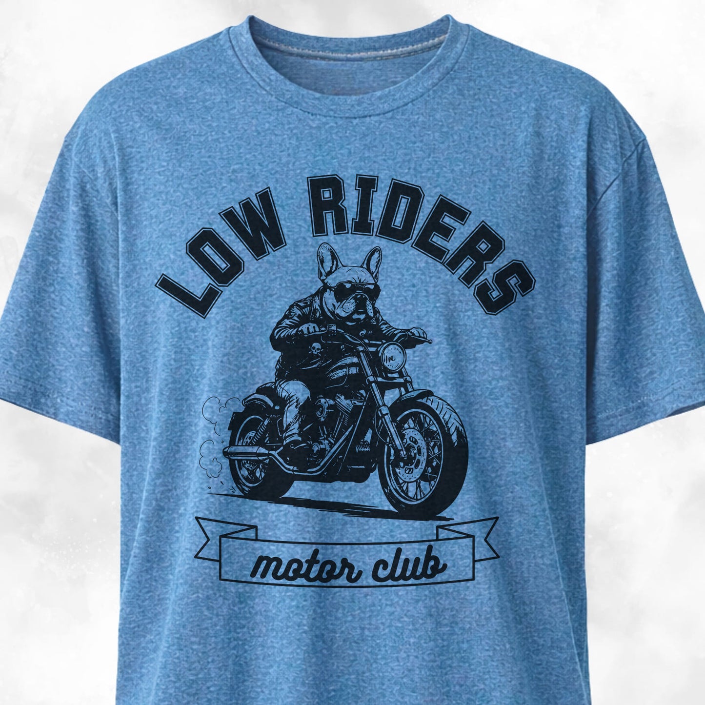 Low Riders Motor Club French Bulldog T-Shirt