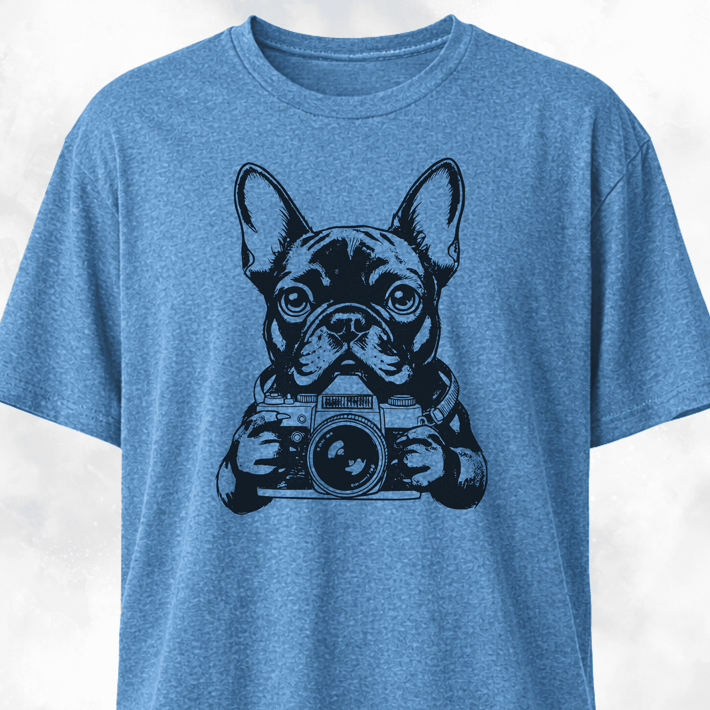 Tourist Frenchie With A Camera T-Shirt